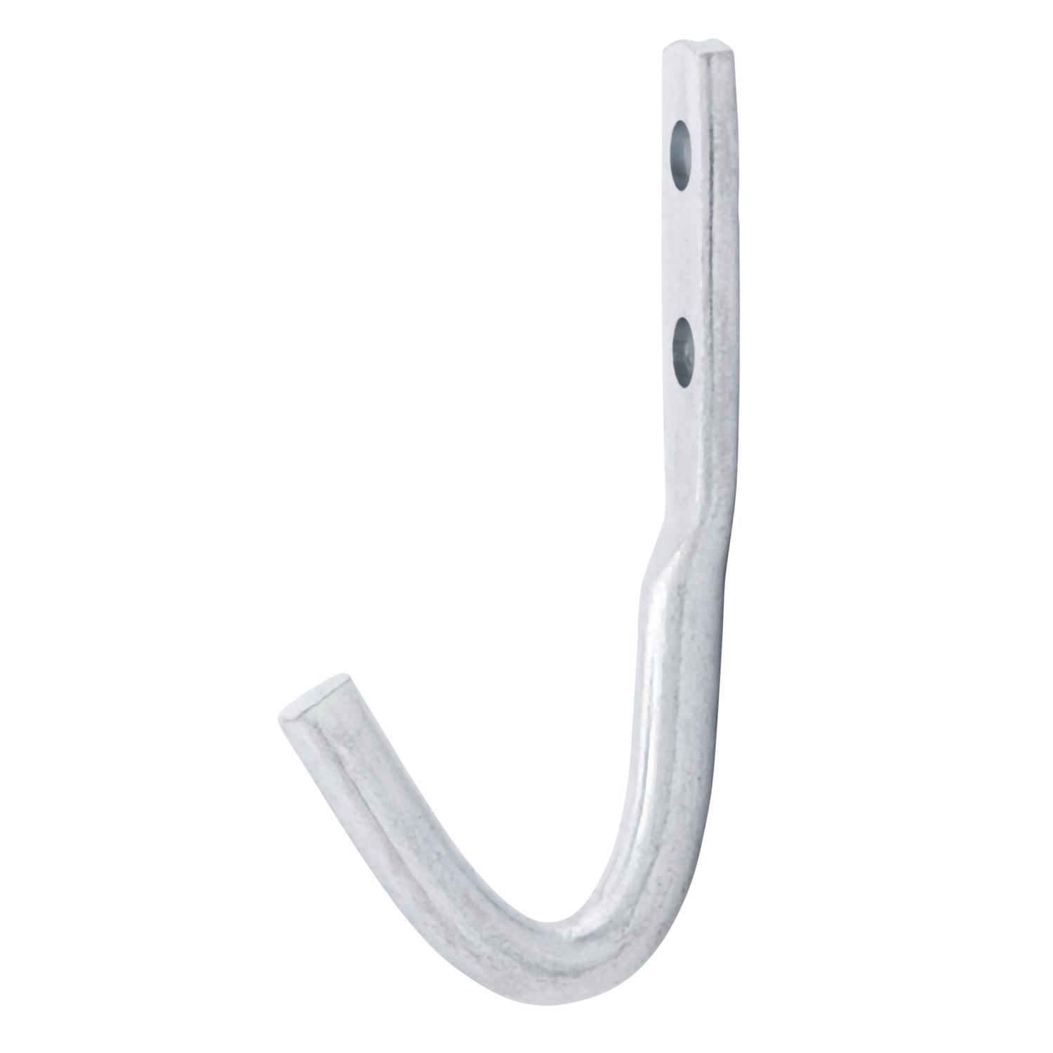 Hampton Small Zinc-Plated Silver Steel 2.5625 in. L Rope Binding Hook 175 lb 1 pk