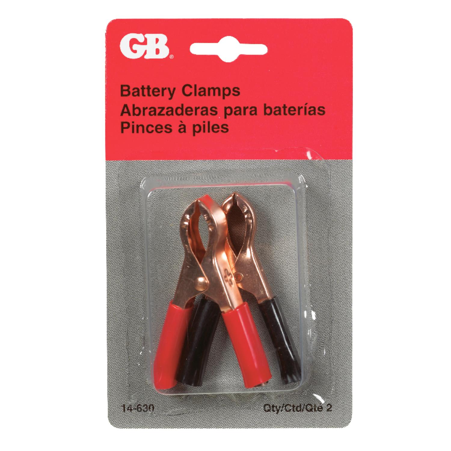 Gardner Bender Insulated Wire Battery Clamps Assorted 2 pk