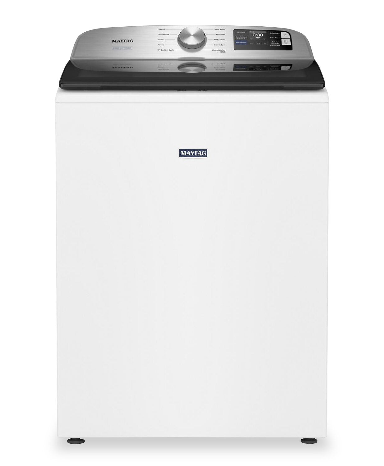 Maytag 5.2 Cu. Ft. Smart Top Load Washer with Extra Power in White