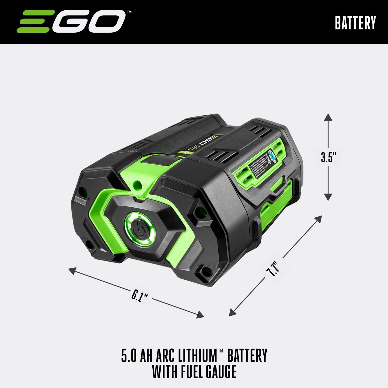 EGO 56V Power+ BA2800T 5 Ah Lithium-Ion Battery 1 pc