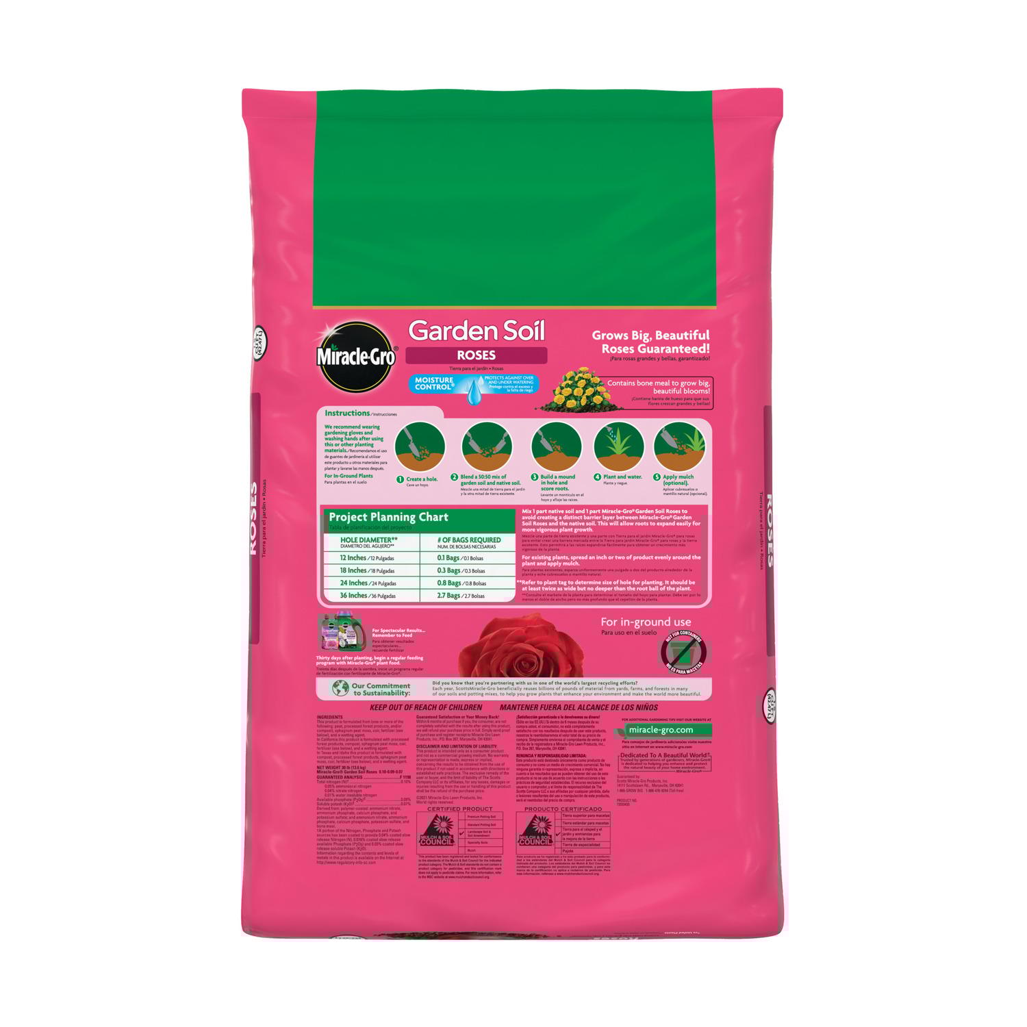 Miracle-Gro Rose Garden Soil 1.5 cu ft