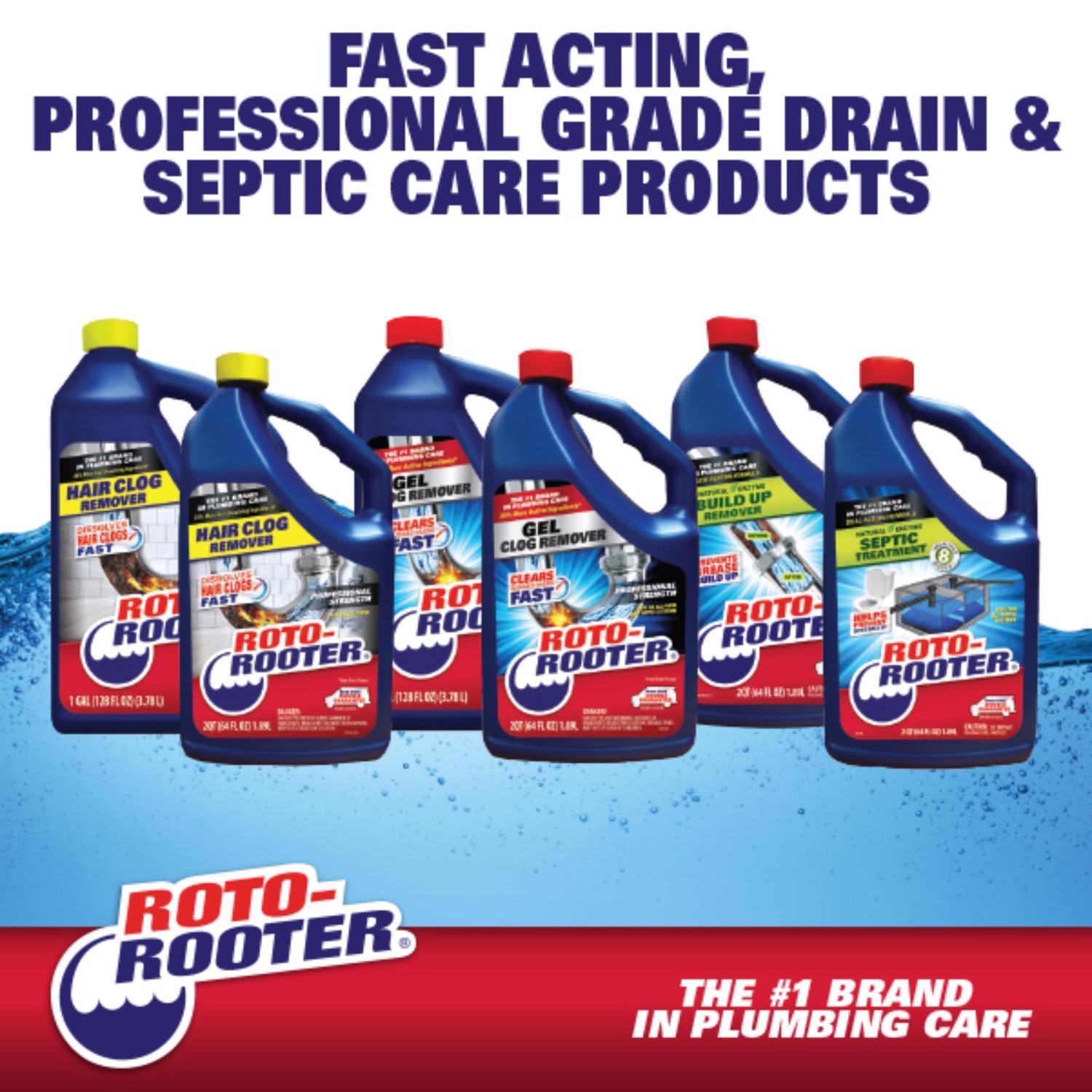 Roto-Rooter Gel Clog Remover 64 oz