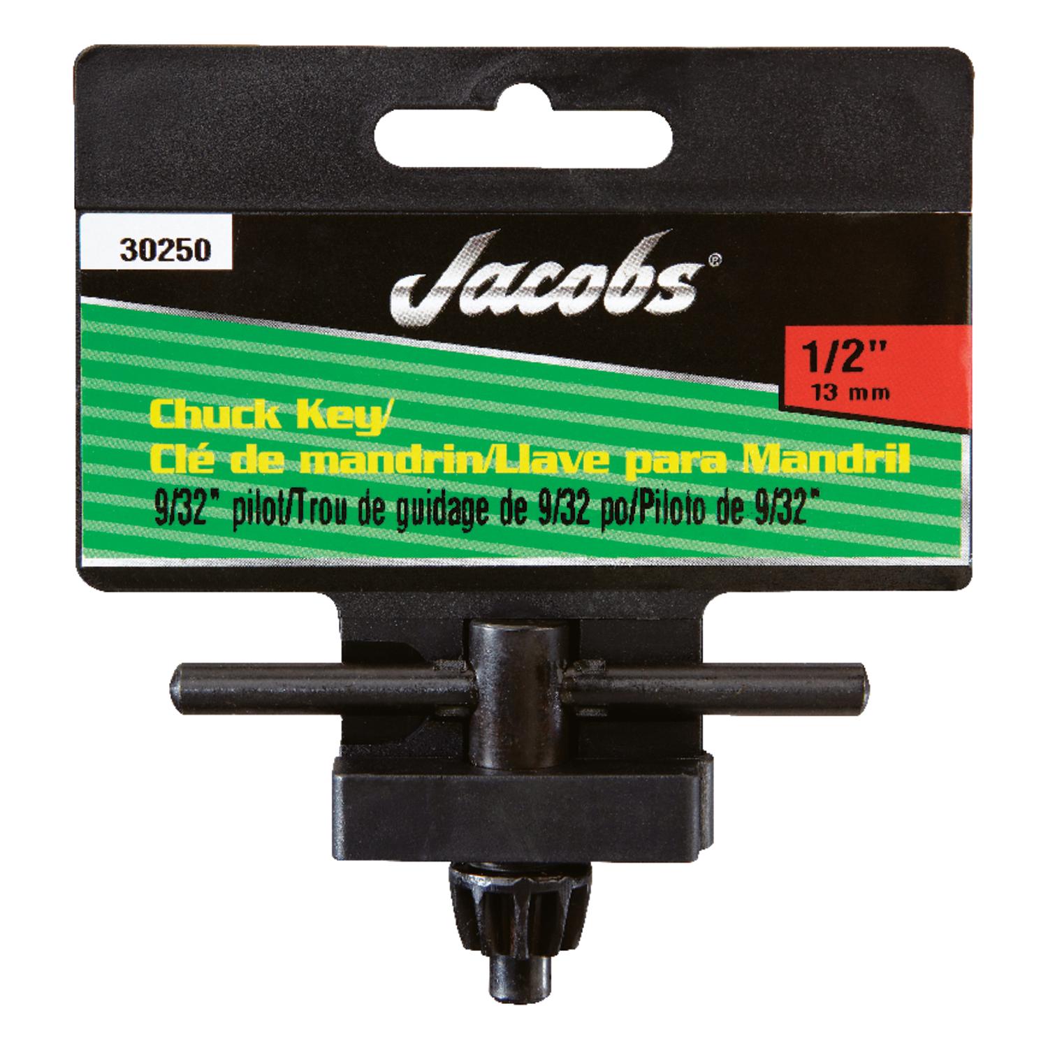 Jacobs 1/2 in. X 9/32 in. KK Chuck Key T-Handle Steel 1 pc