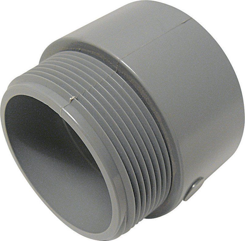 Cantex 3 in. Dia. PVC Male Adapter