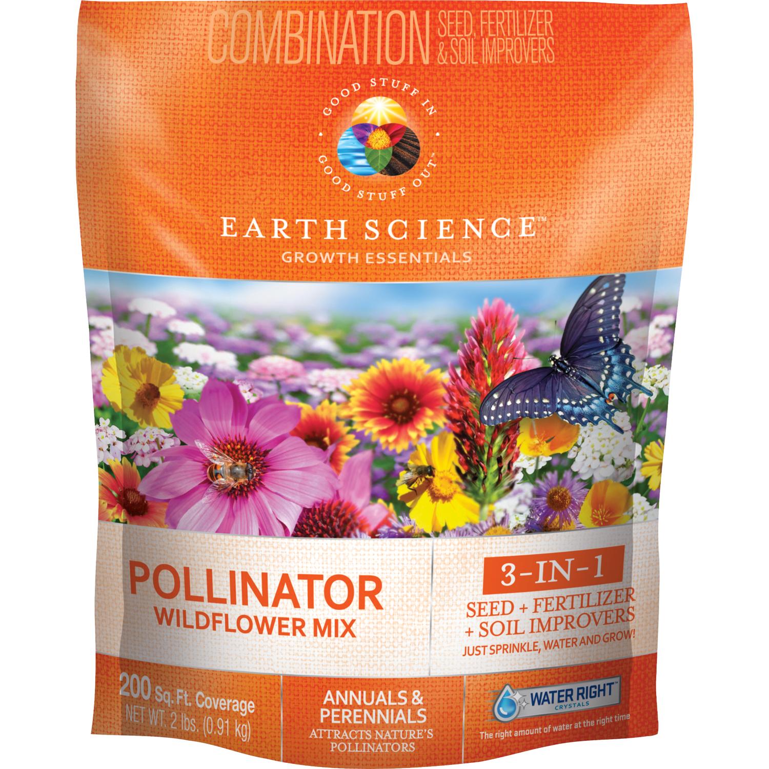 Earth Science Growth Essentials Pollinator Annuals and Perennials Plant Fertilizer 2 lb