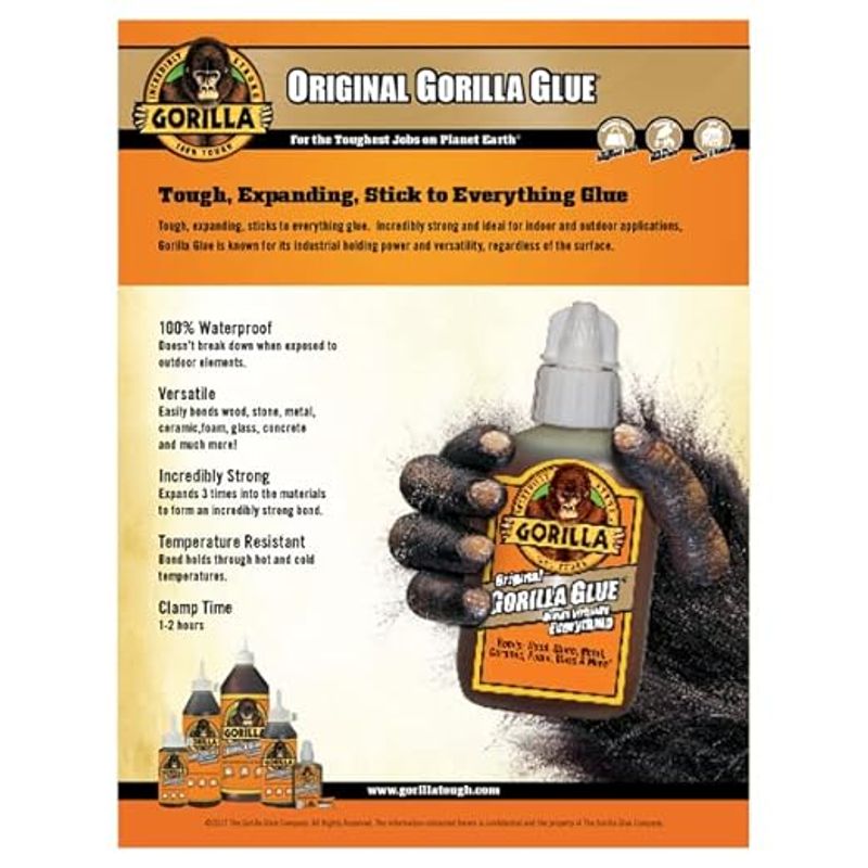The Gorilla Glue Company 5000201 2 Oz Original Gorilla Glue