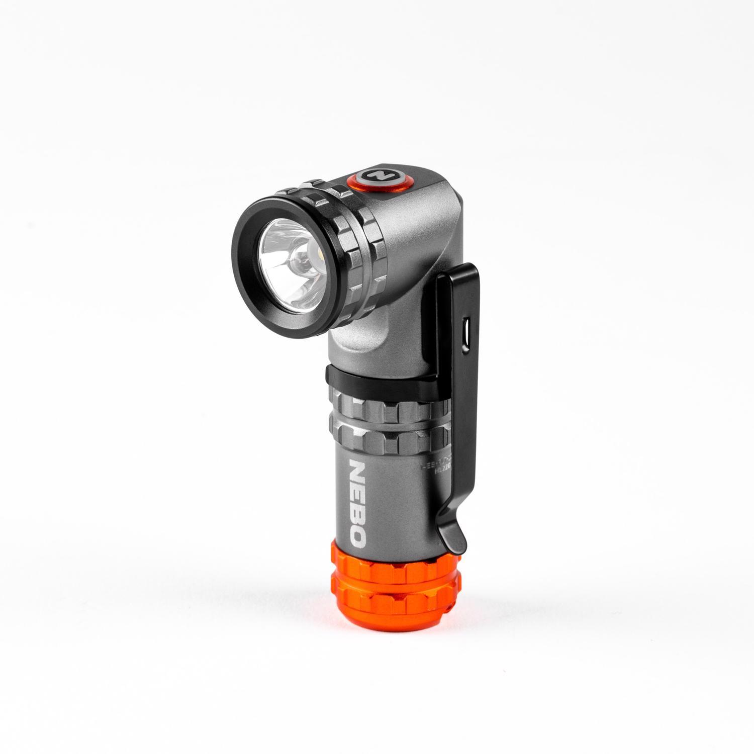 NEBO Franklin 600 lm Storm Gray LED Rechargeable Rechargeable Flashlight