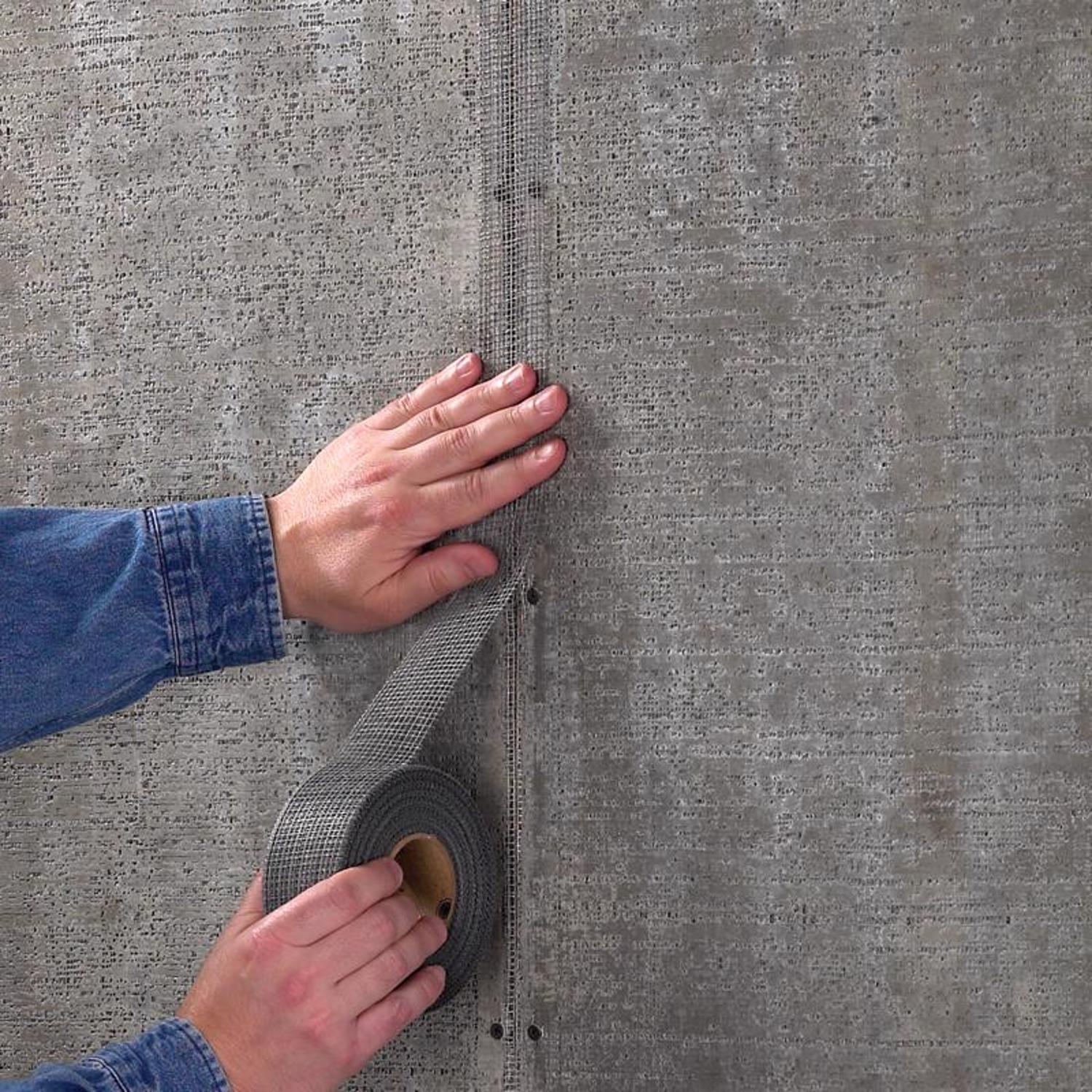 ADFORS FibaTape Alkali-Resistant 150 ft. L X 2 in. W Fiberglass Mesh Gray Self Adhesive Cement Board