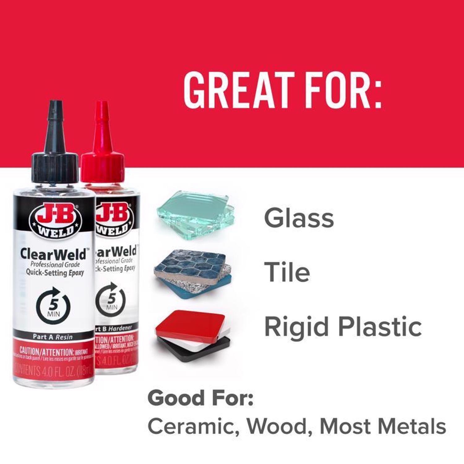 J-B Weld Clear Weld High Strength Clear Epoxy 8 oz