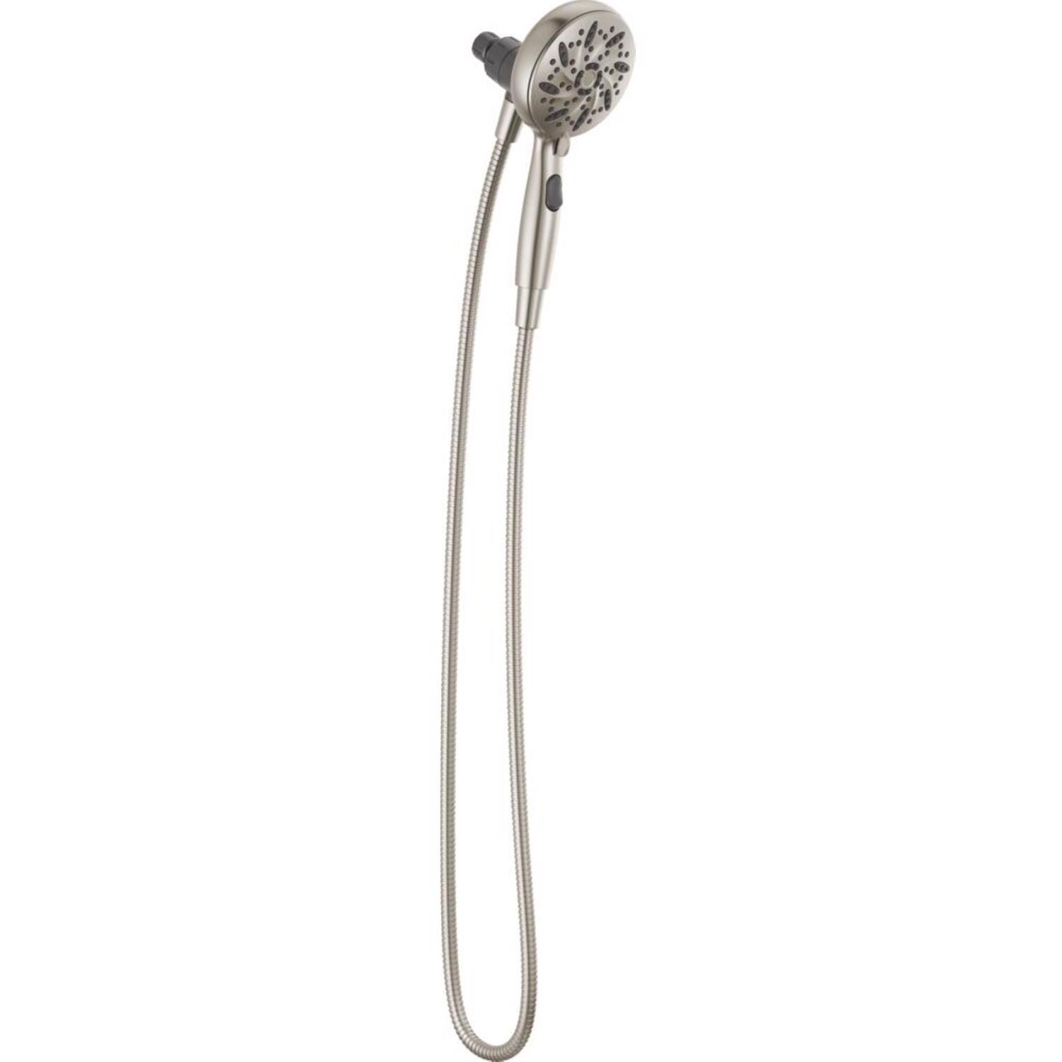 Delta Brushed Nickel ABS Plastic 6 settings Handheld Showerhead 1.75 gpm