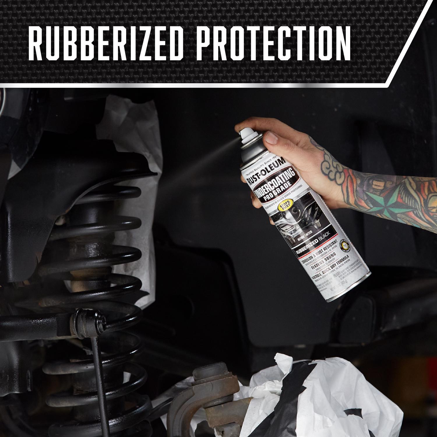 Rust-Oleum Automotive Flat/Matte Black Professional Grade Undercoating 15 oz