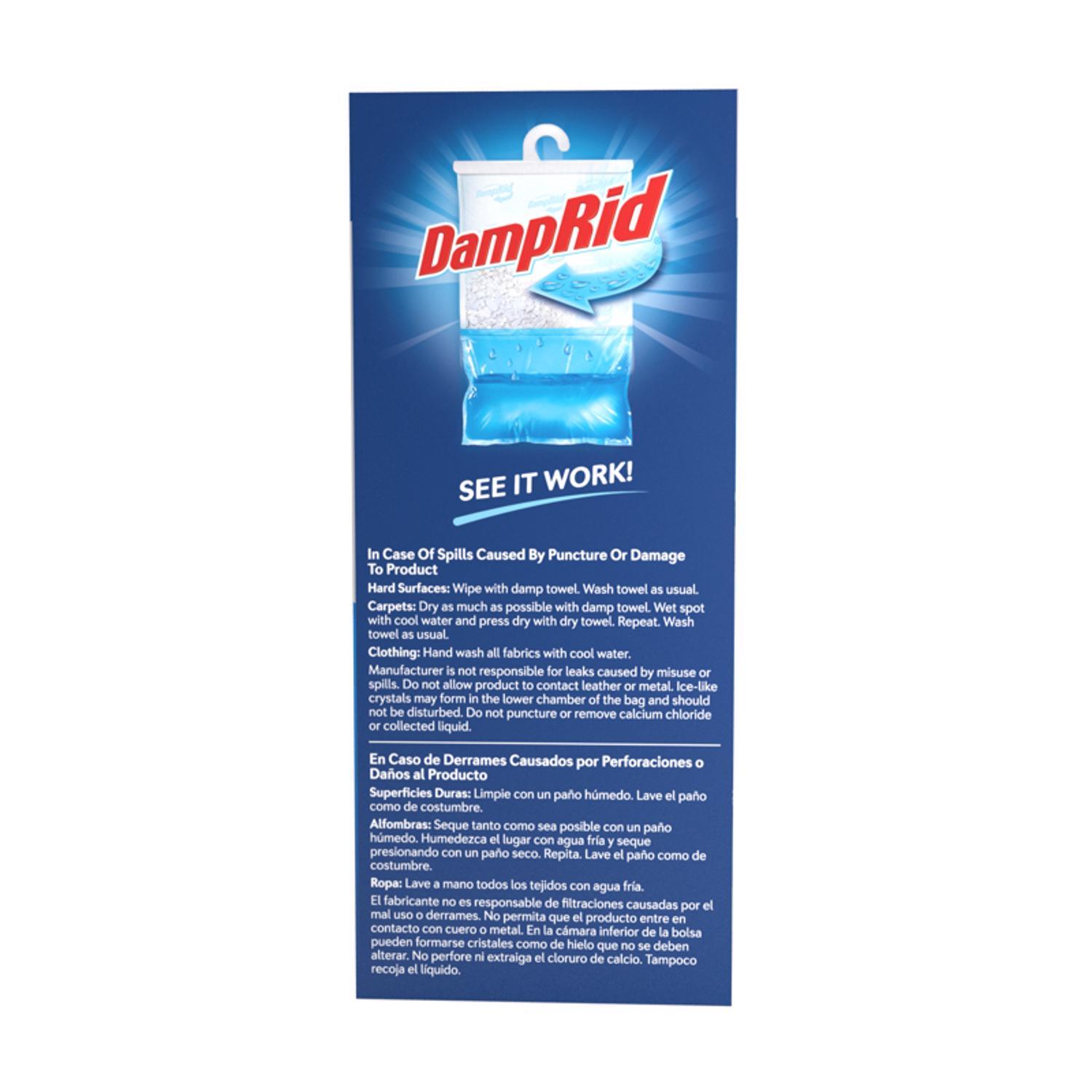 DampRid Hanging Moisture Absorber Lavender Vanilla Scent 15.4 oz 3 pk