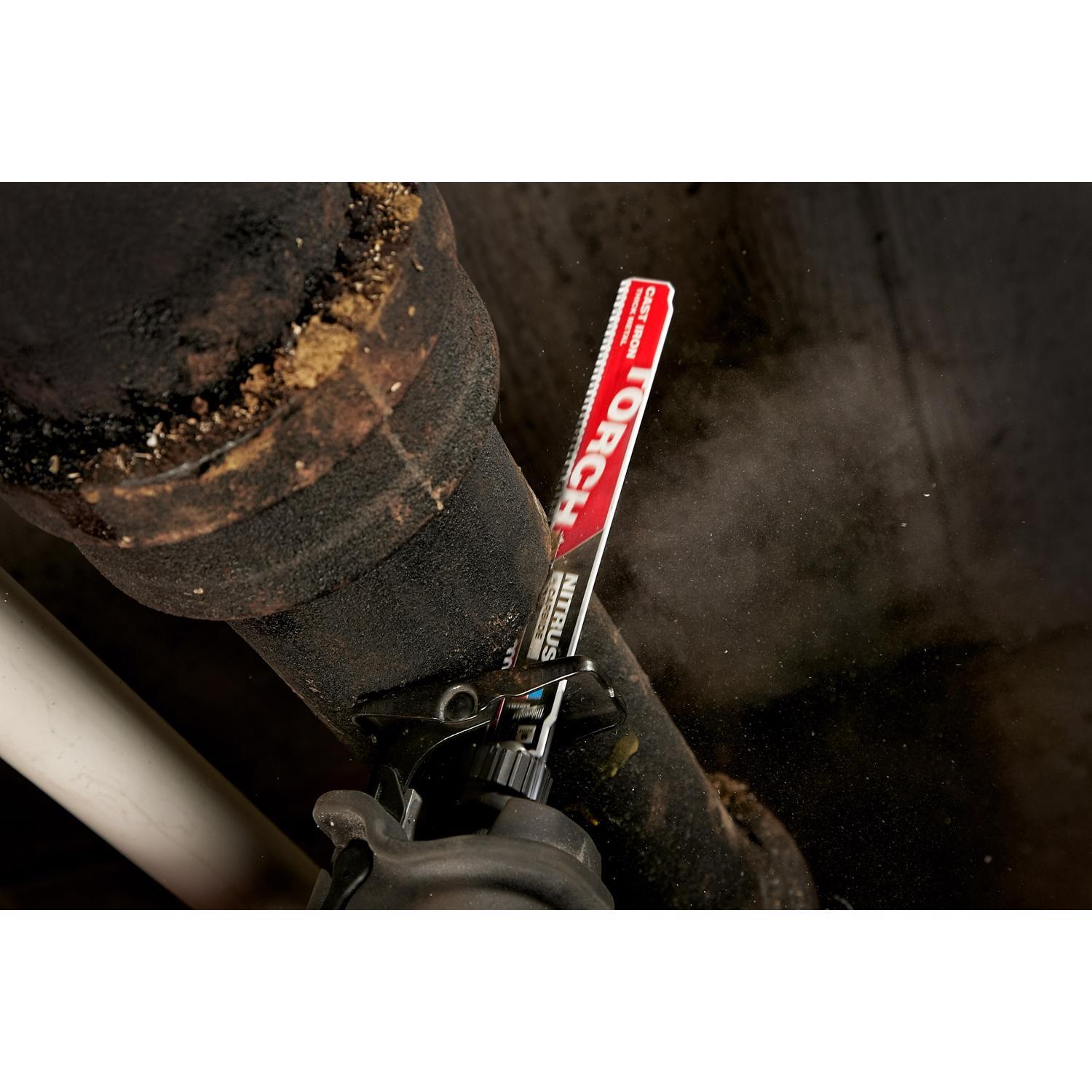 Milwaukee Torch Sawzall Nitrus Carbide Blade 8 TPI 1 pc