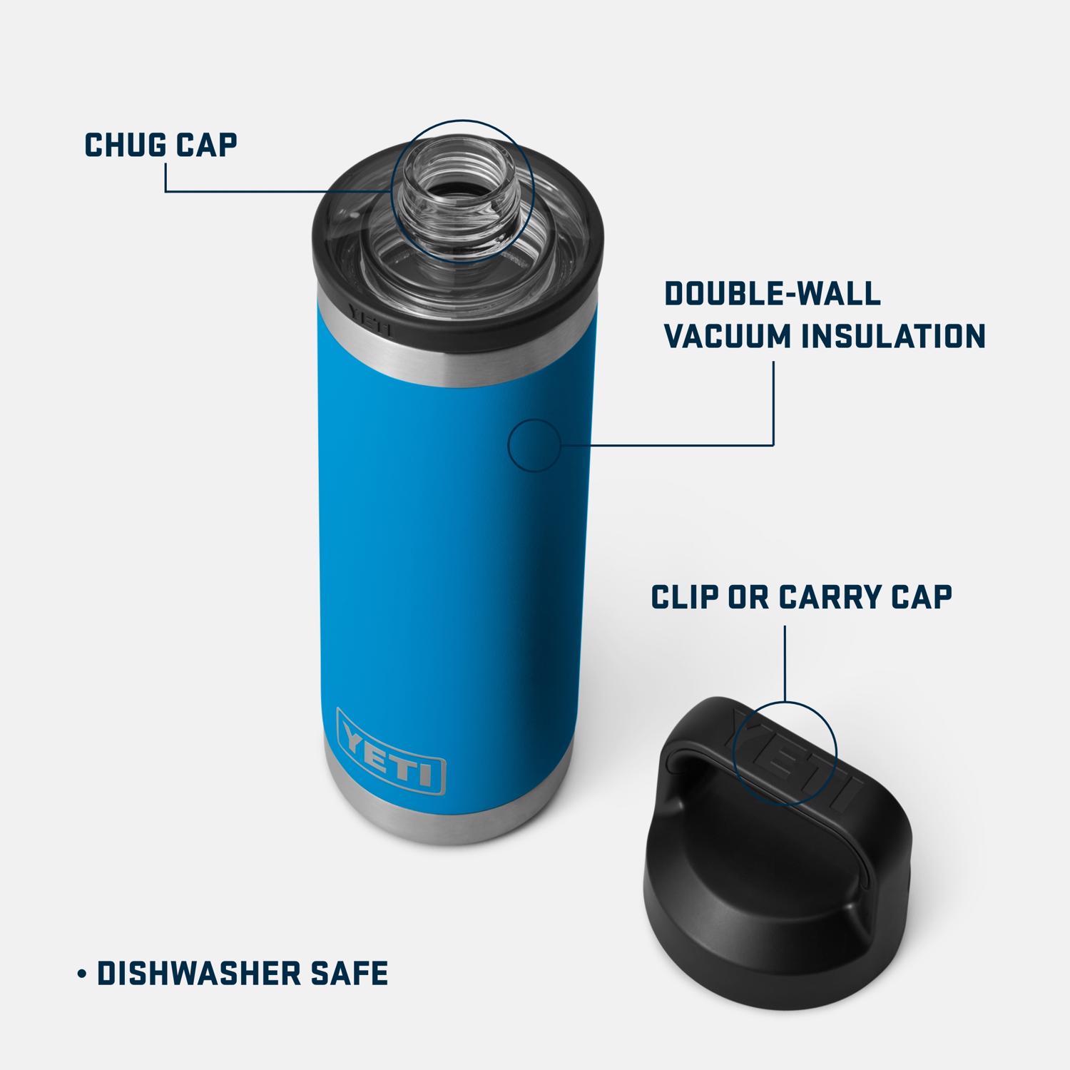 YETI Rambler 18 oz Big Wave Blue BPA Free Bottle with Chug Cap