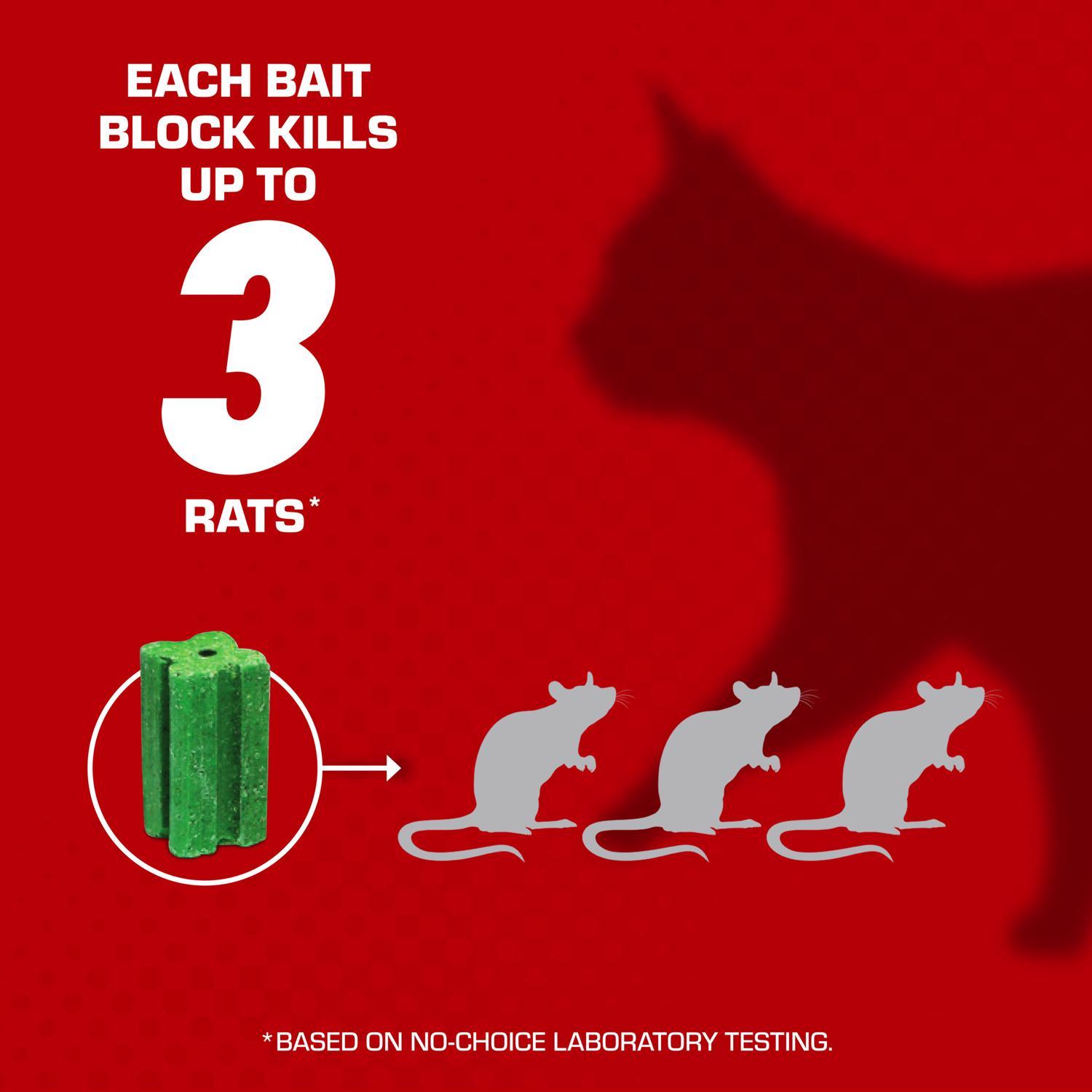 Tomcat Bait Station and Bait Blocks For Mice and Rats 15.87 oz 1 pk