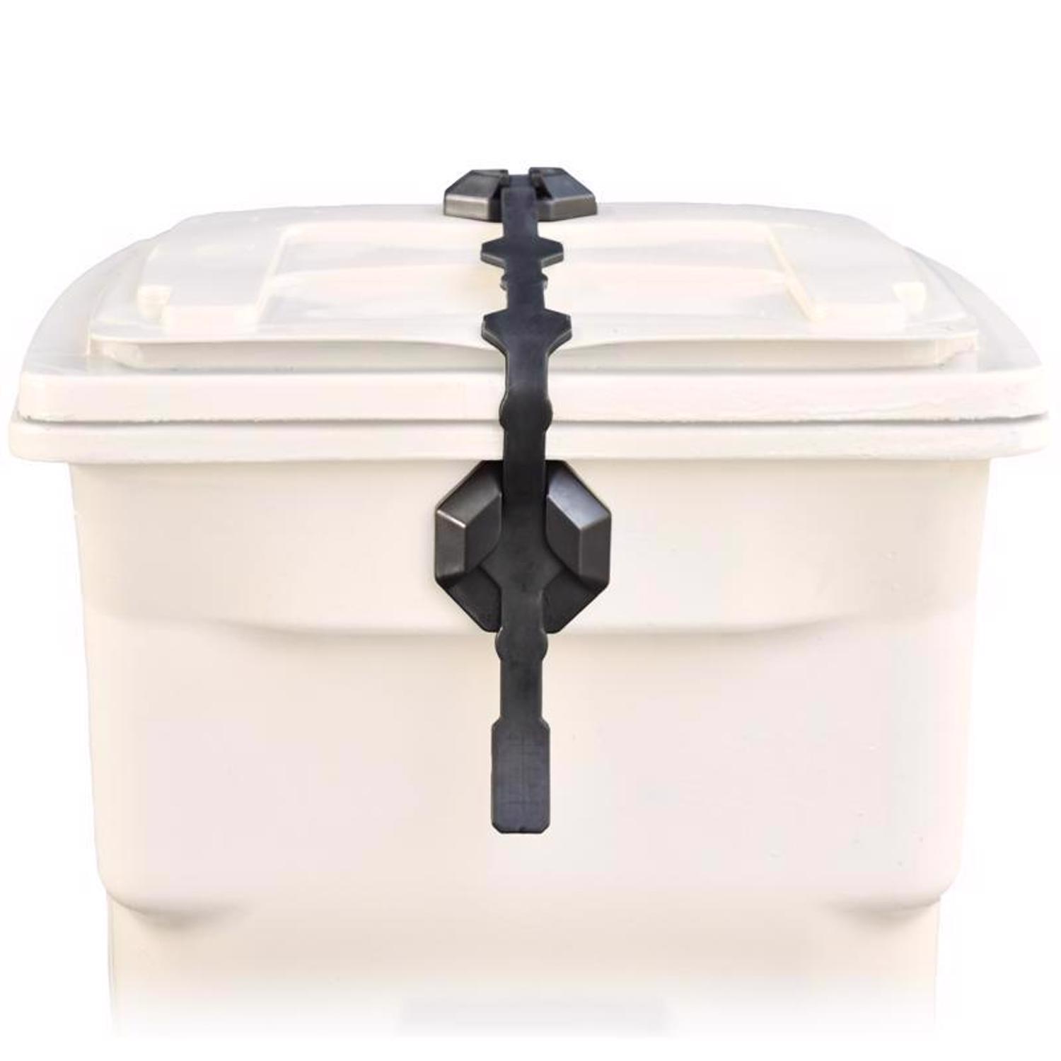 Blazer Brand Strong Strap Black Trash Lock 48 in. L 1 pk