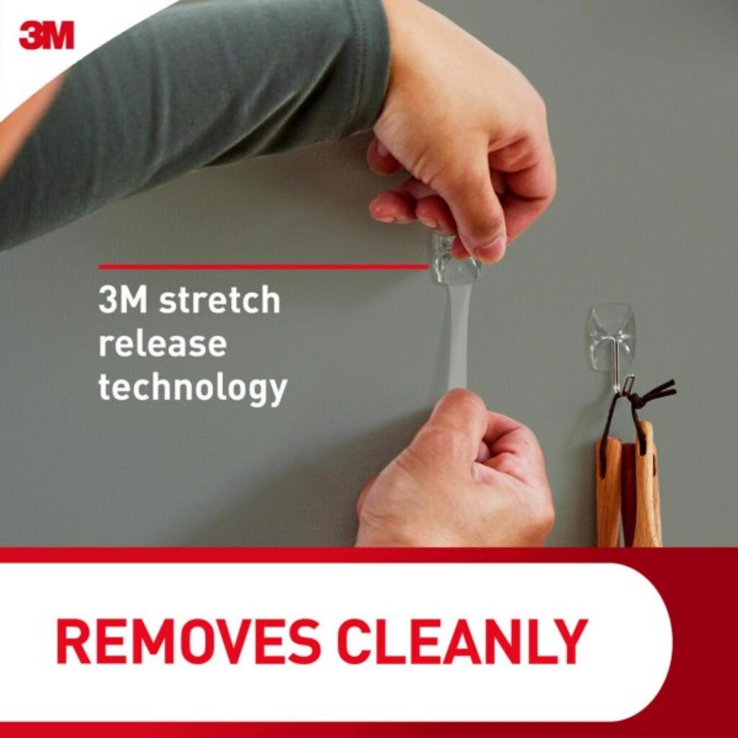 3M Command Small Plastic Wire Hooks 1.625 in. L 9 pk