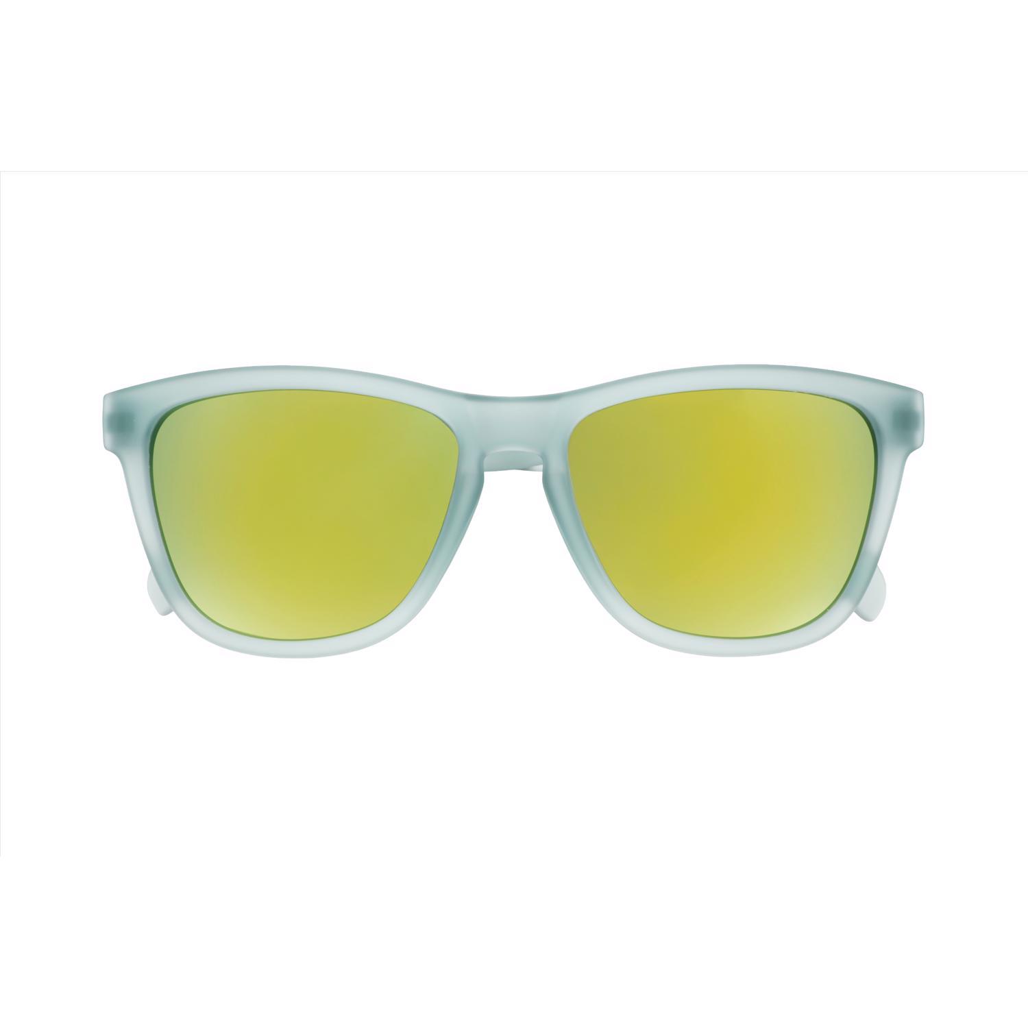 goodr OG - Sunbathing With Wizards Sunglasses Unisex Blue Frame Yellow Lens