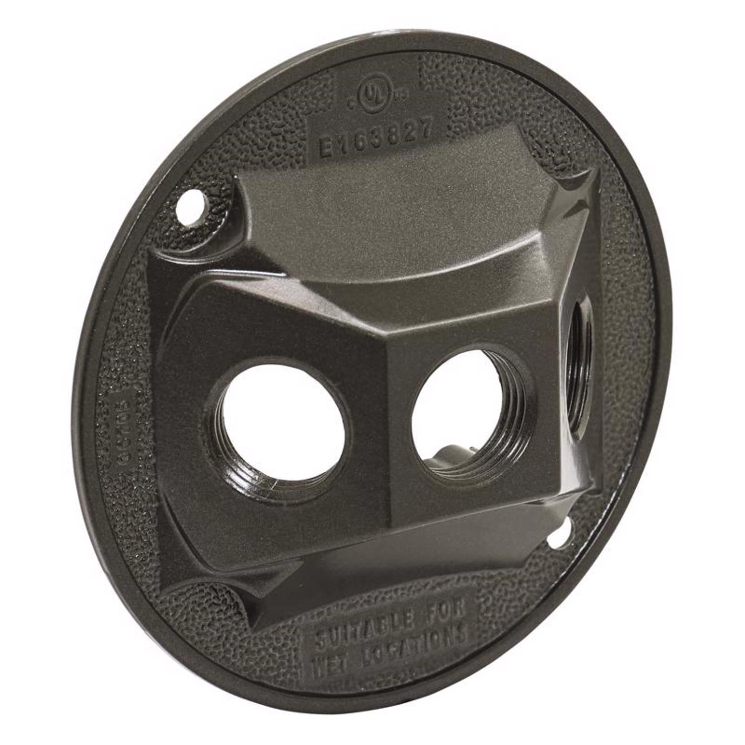 Sigma Engineered Solutions Round Metal 4.13 in. H X 4.13 in. W Lampholder Cover