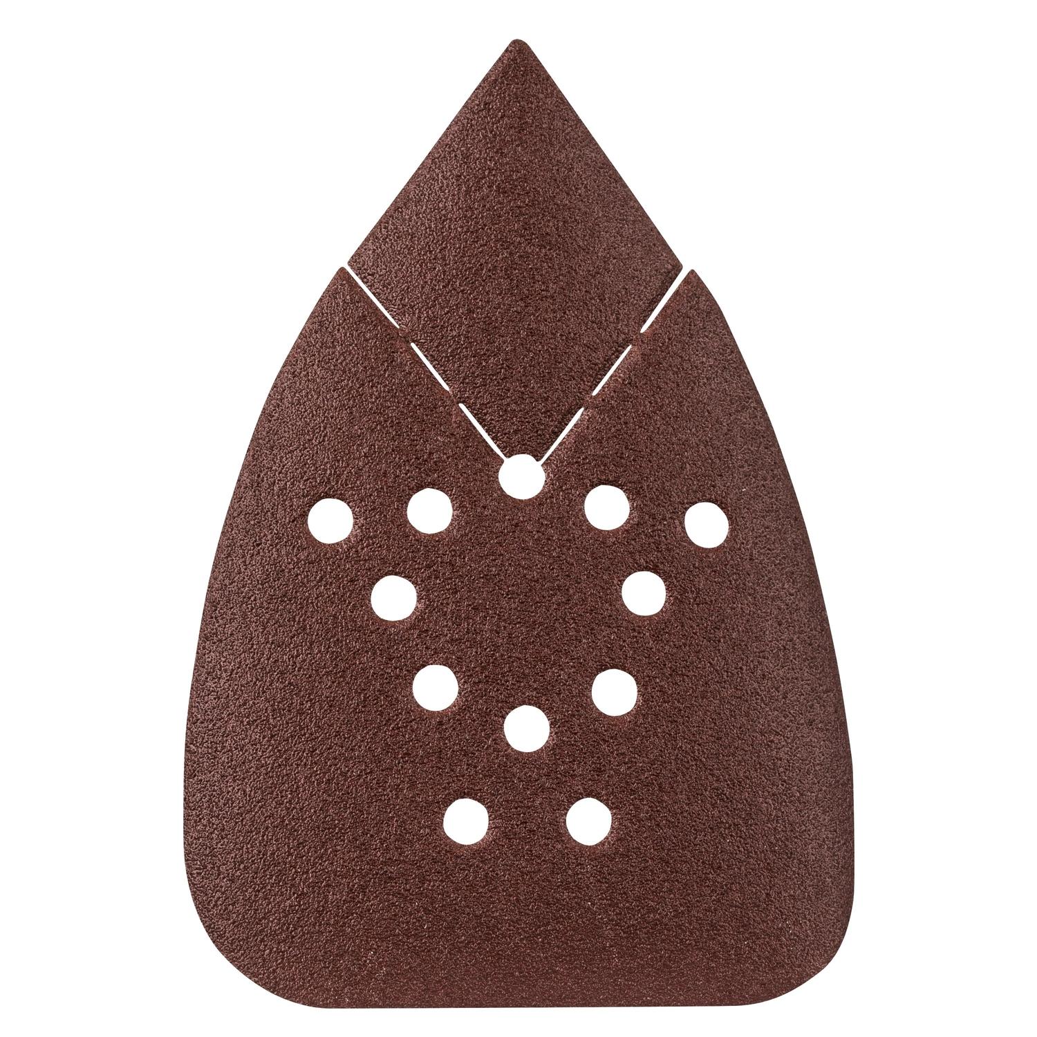 Black+Decker Mouse 5-1/4 in. L X 3-3/4 in. W 80/120/220 Grit Aluminum Oxide Sandpaper 5 pk