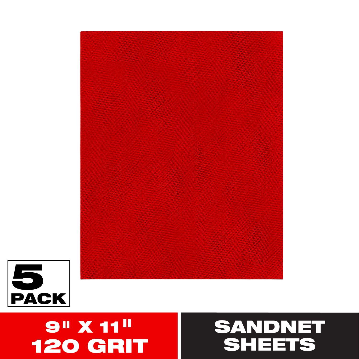Diablo SandNet 11 in. L X 9 in. W 120 Grit Ceramic Sanding Sheet 5 pk