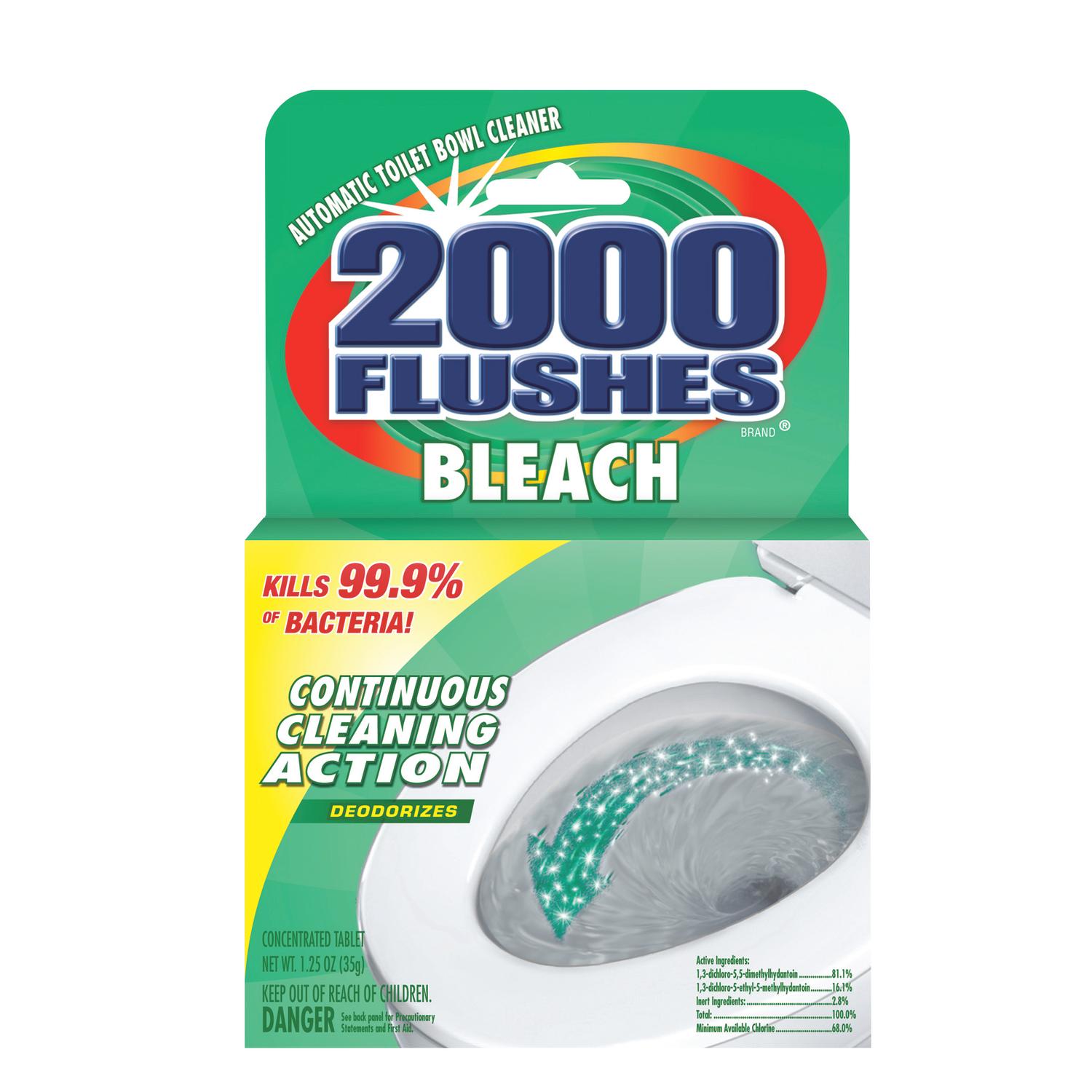 2000 Flushes Fresh Scent Automatic Toilet Bowl Cleaner 1.25 oz Tablet