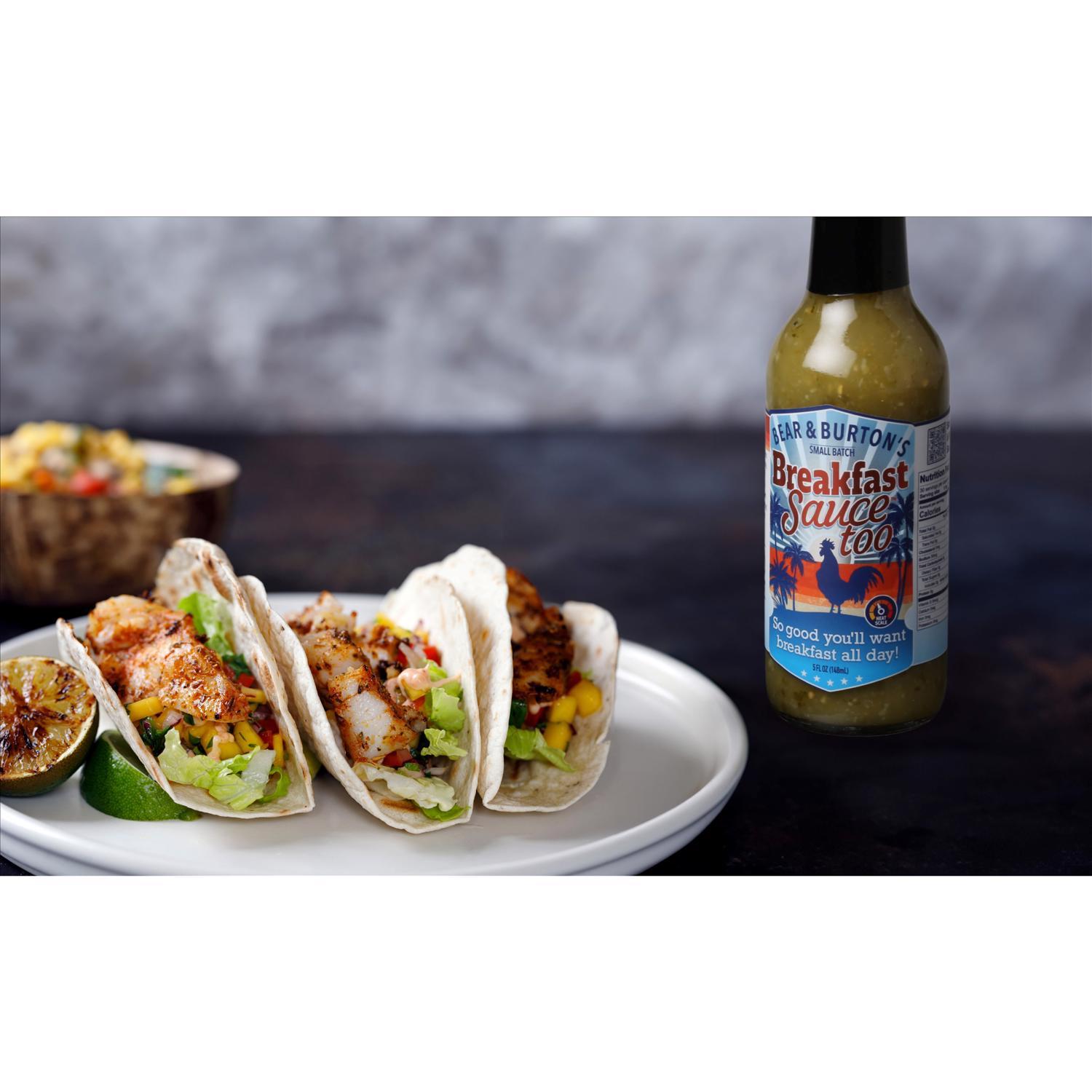 Bear & Burton's Breakfast Sauce too Verde Hot Sauce 5 oz
