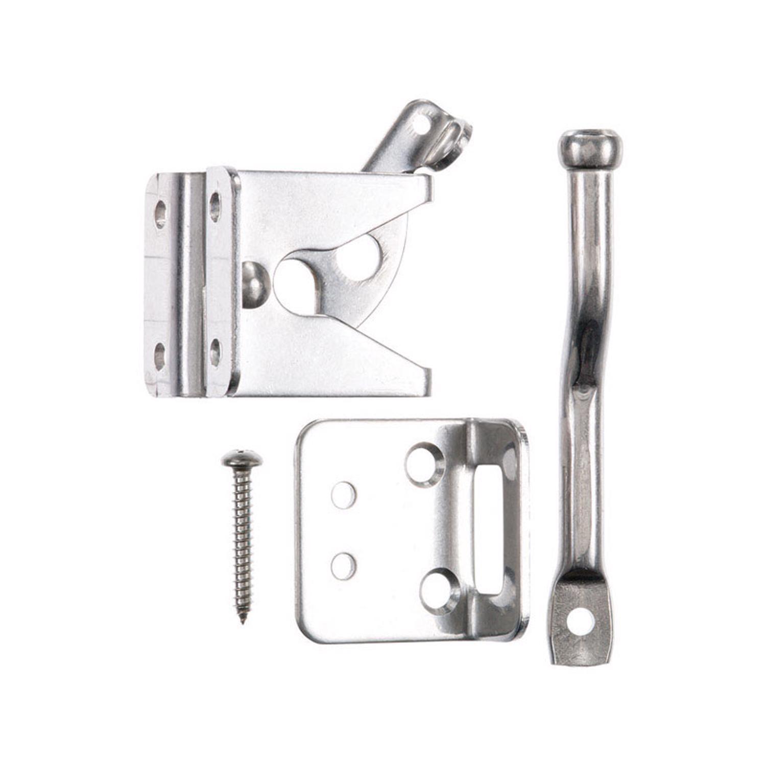 Ace 7.5 in. H X 2 in. W X 4 in. L Stainless Steel Adjustable Gate Latch