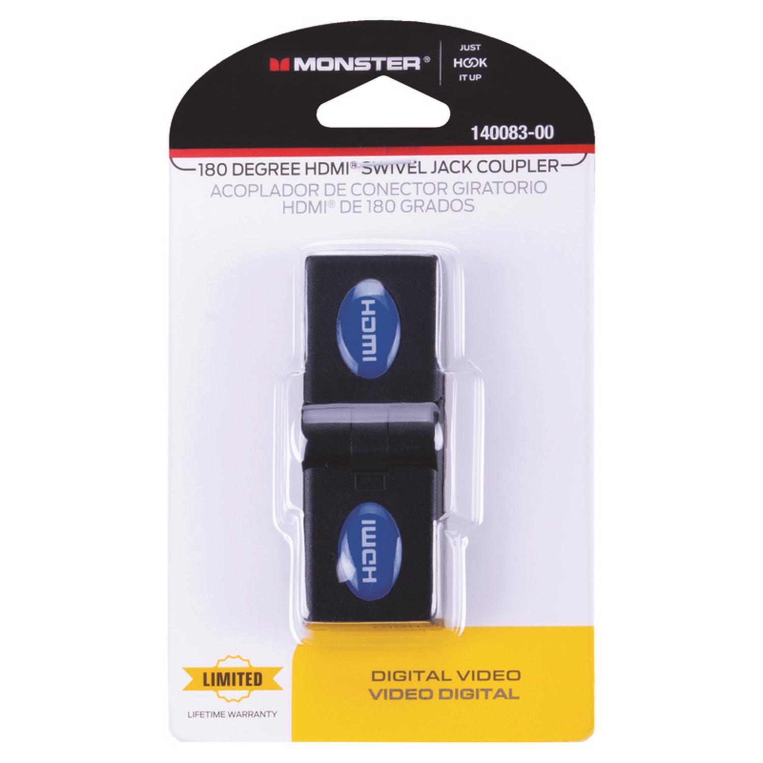 Monster Just Hook It Up HDMI Swivel Jack Coupler 1 pk