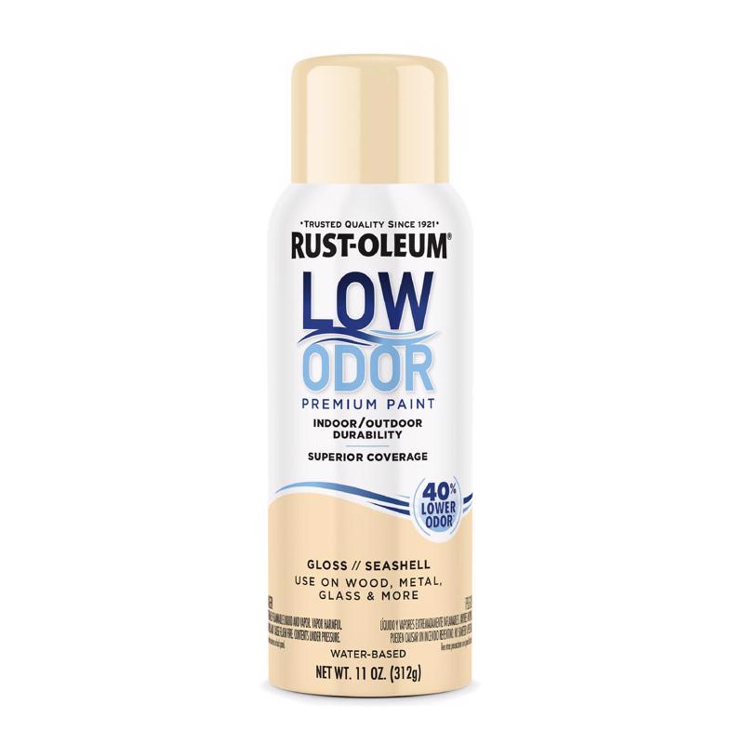 Rust-Oleum Low Odor Gloss Seashell Spray Paint 11 oz.