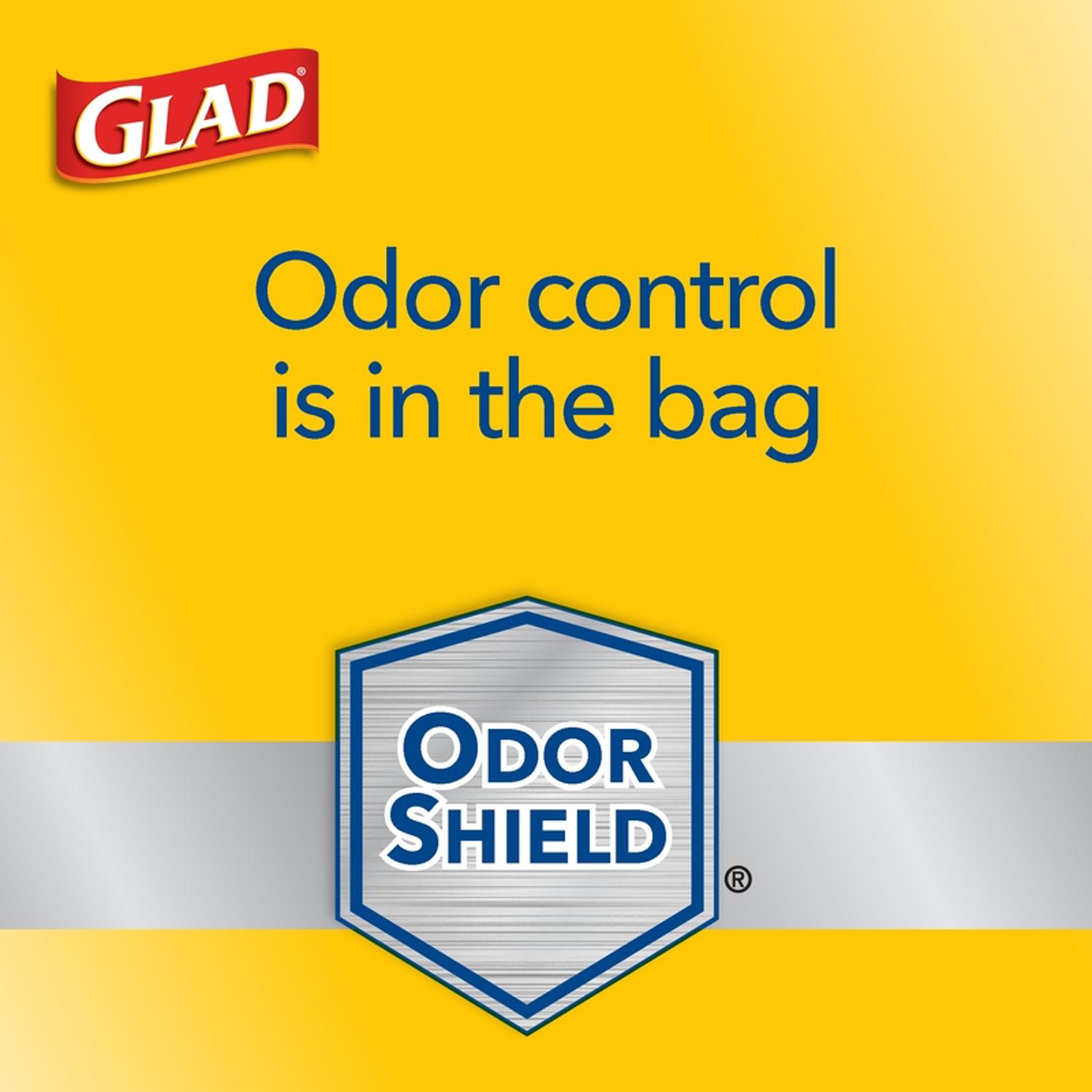 Glad ForceFlex 13 gal No Scent Scent Tall Kitchen Bags Drawstring 40 pk 0.72 mil