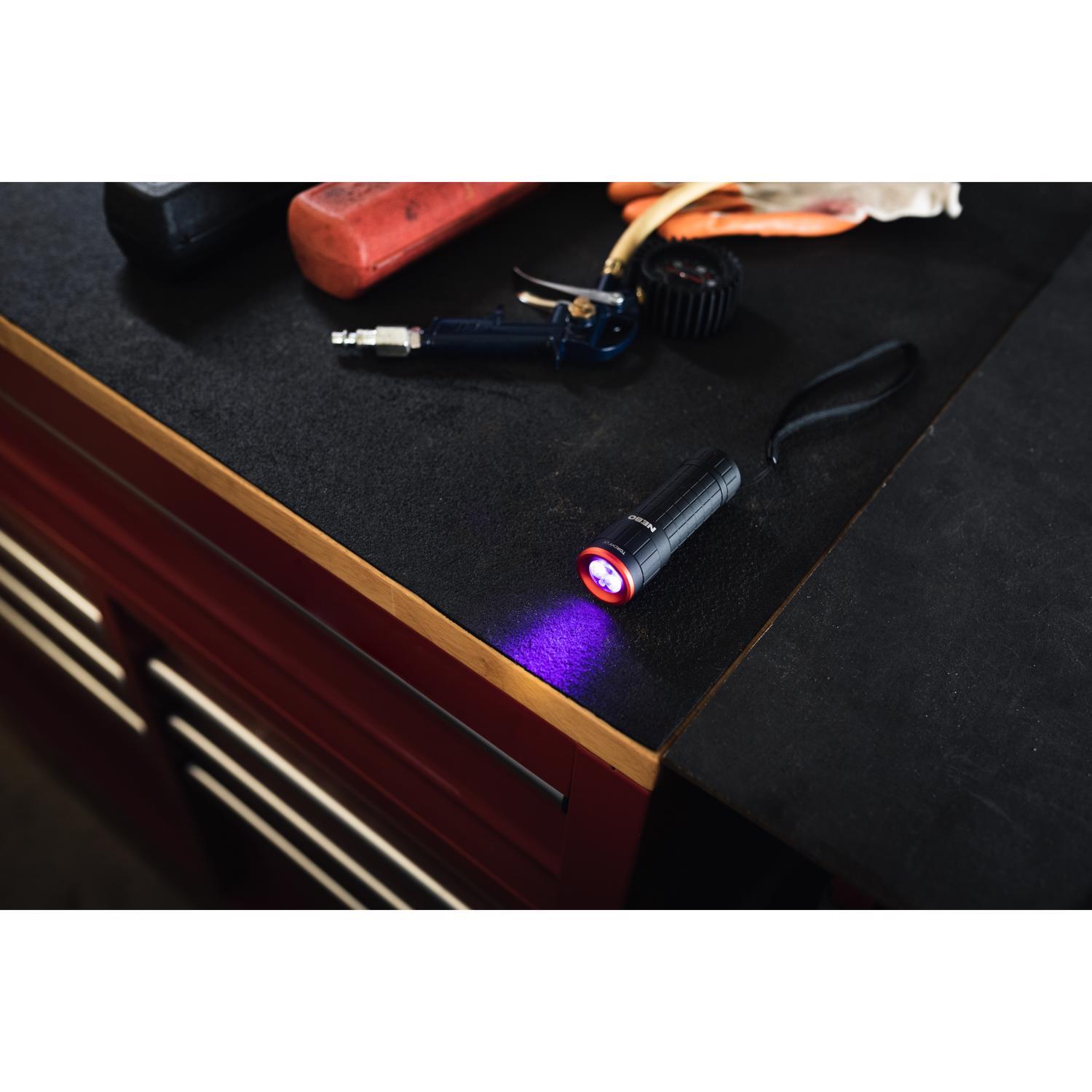 NEBO Black LED UV Flashlight AAA Battery