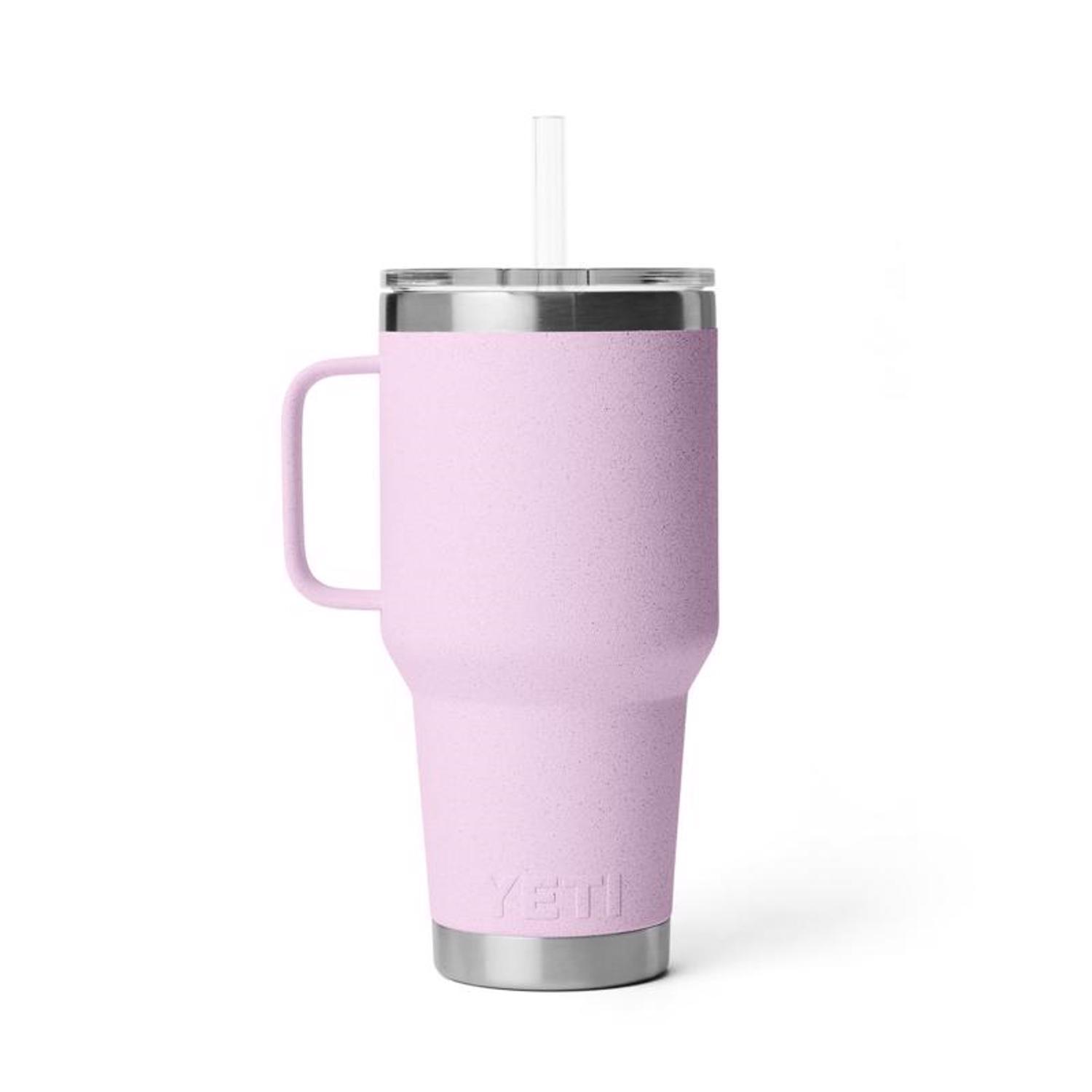 YETI Rambler 35 oz Cherry Blossom BPA Free Straw Mug