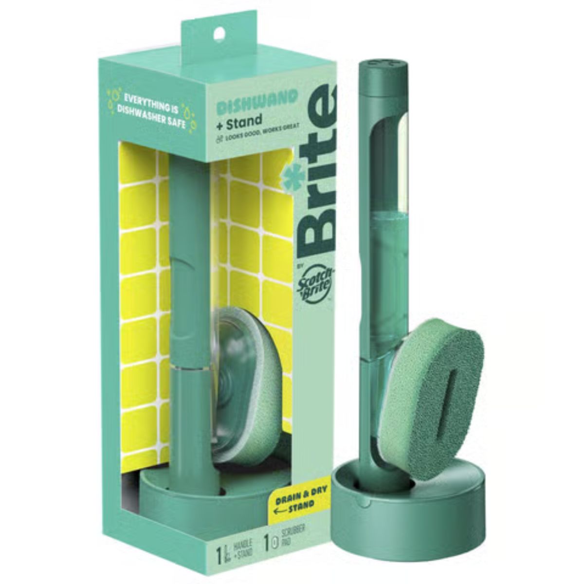 Scotch-Brite Dishwand Scrubber for Metal Surfaces 1 pack