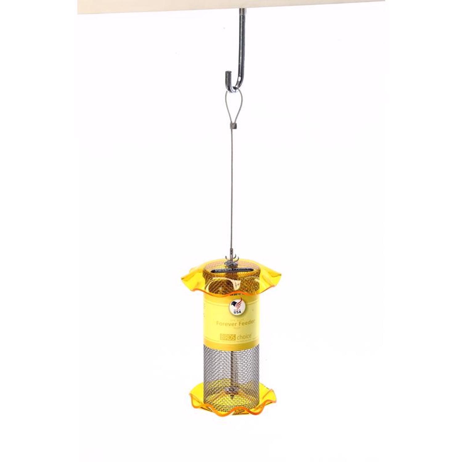 Birds Choice Forever Finch 1 qt Plastic Magnet Mesh Tube Bird Feeder