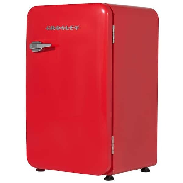 Crosley Retro Mini Fridge 3.2 CuFt Red Hot Red