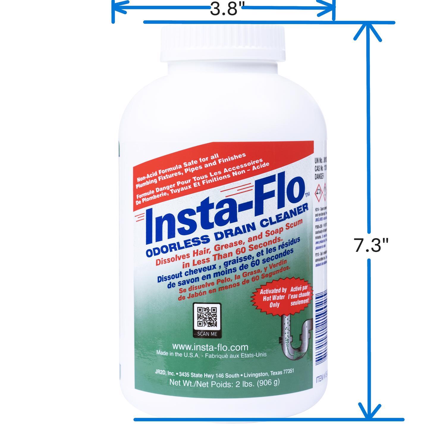 Insta-Flo Crystals Drain Cleaner 2 lb