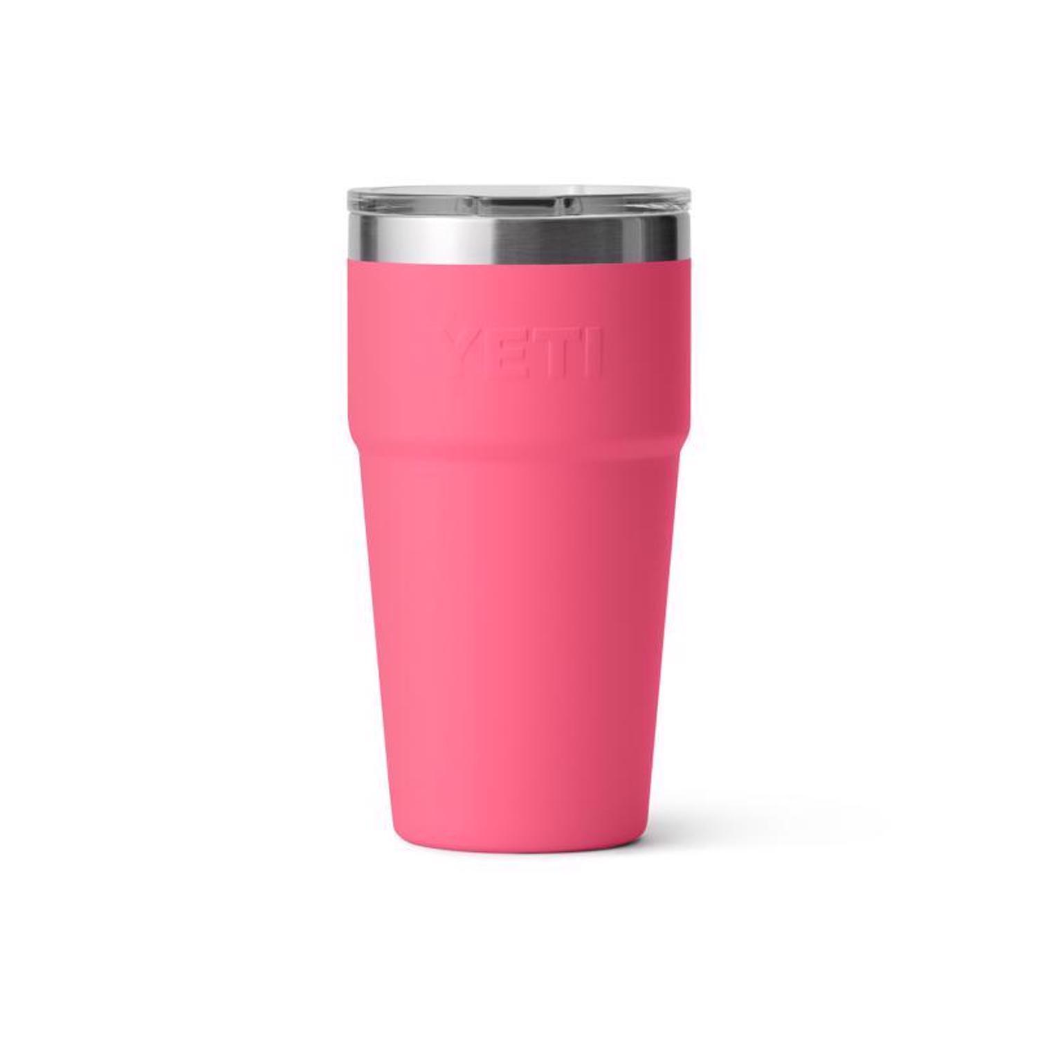 YETI Rambler 20 oz Tropical Pink BPA Free Stackable Tumbler with MagSlider Lid
