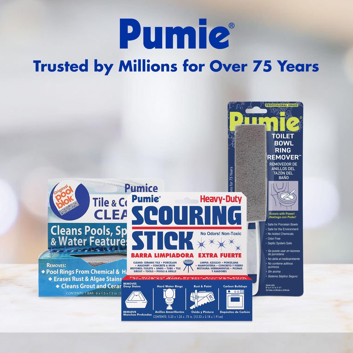 US Pumice Pumie Heavy Duty Scouring Stick For Bath/Toilet 6 in. L 1 pk