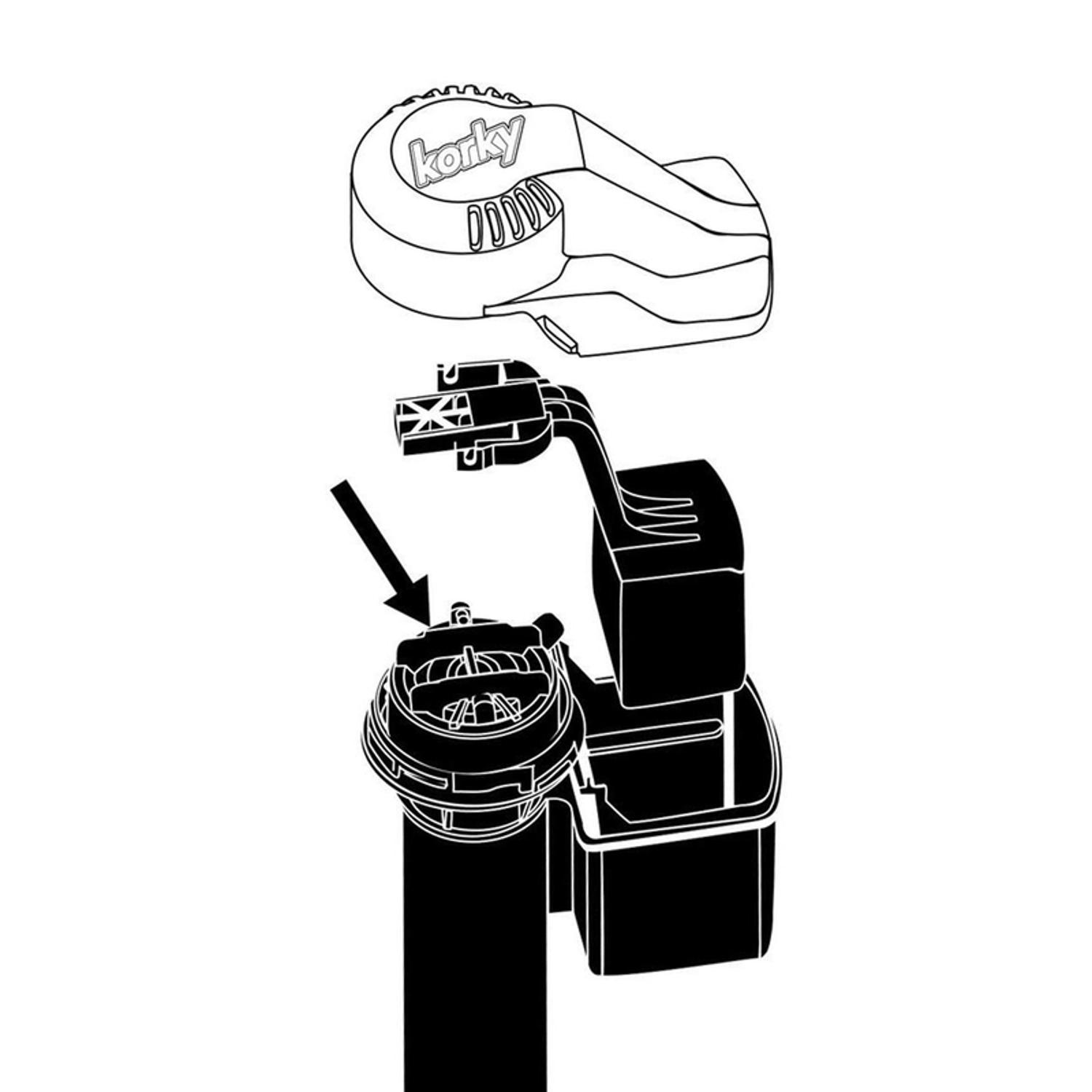 Korky Replacement Cap for Toilet Fill Valve Assembly Kit