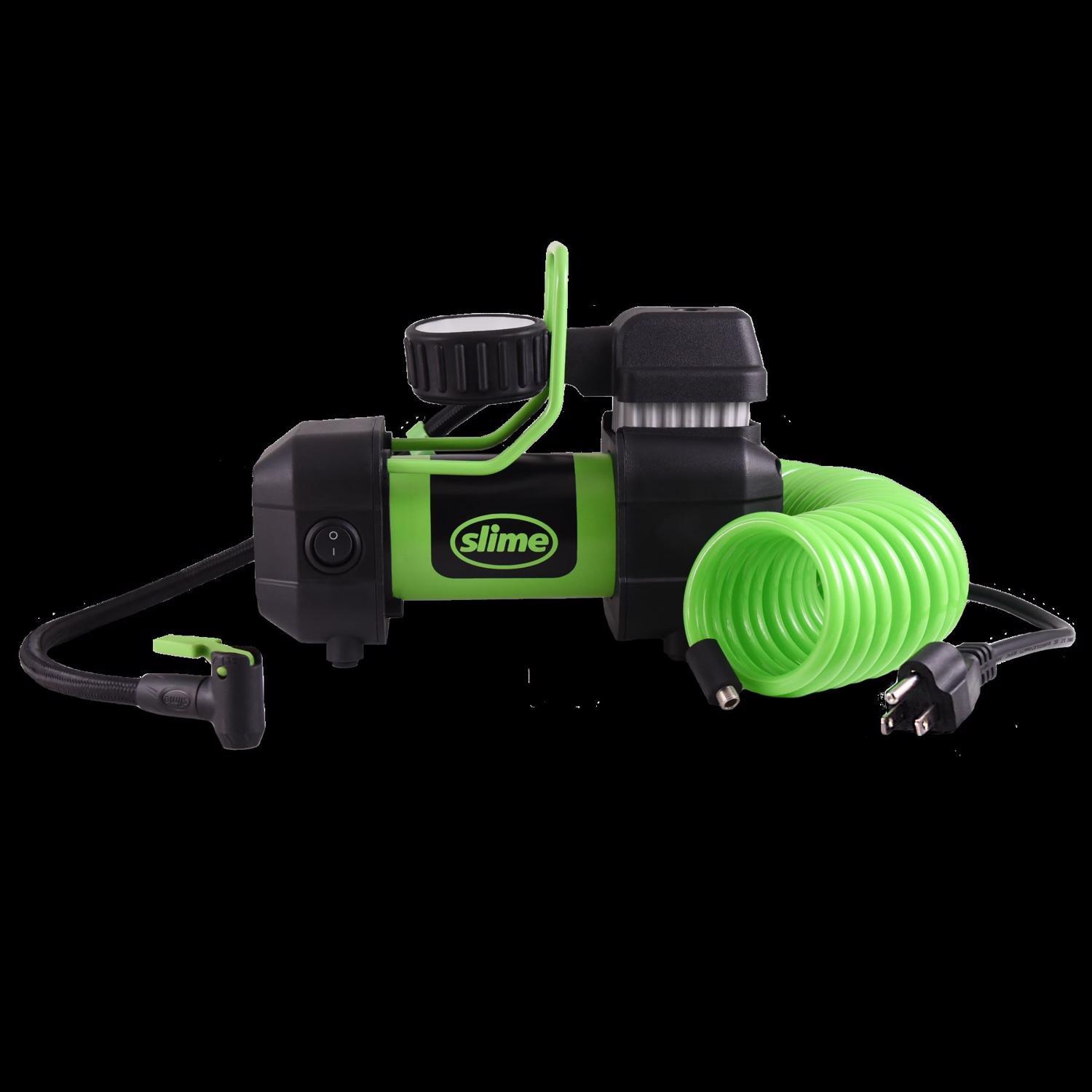 Slime Pro Power 120 V 100 psi Garage Tire Inflator/Accessory Kit
