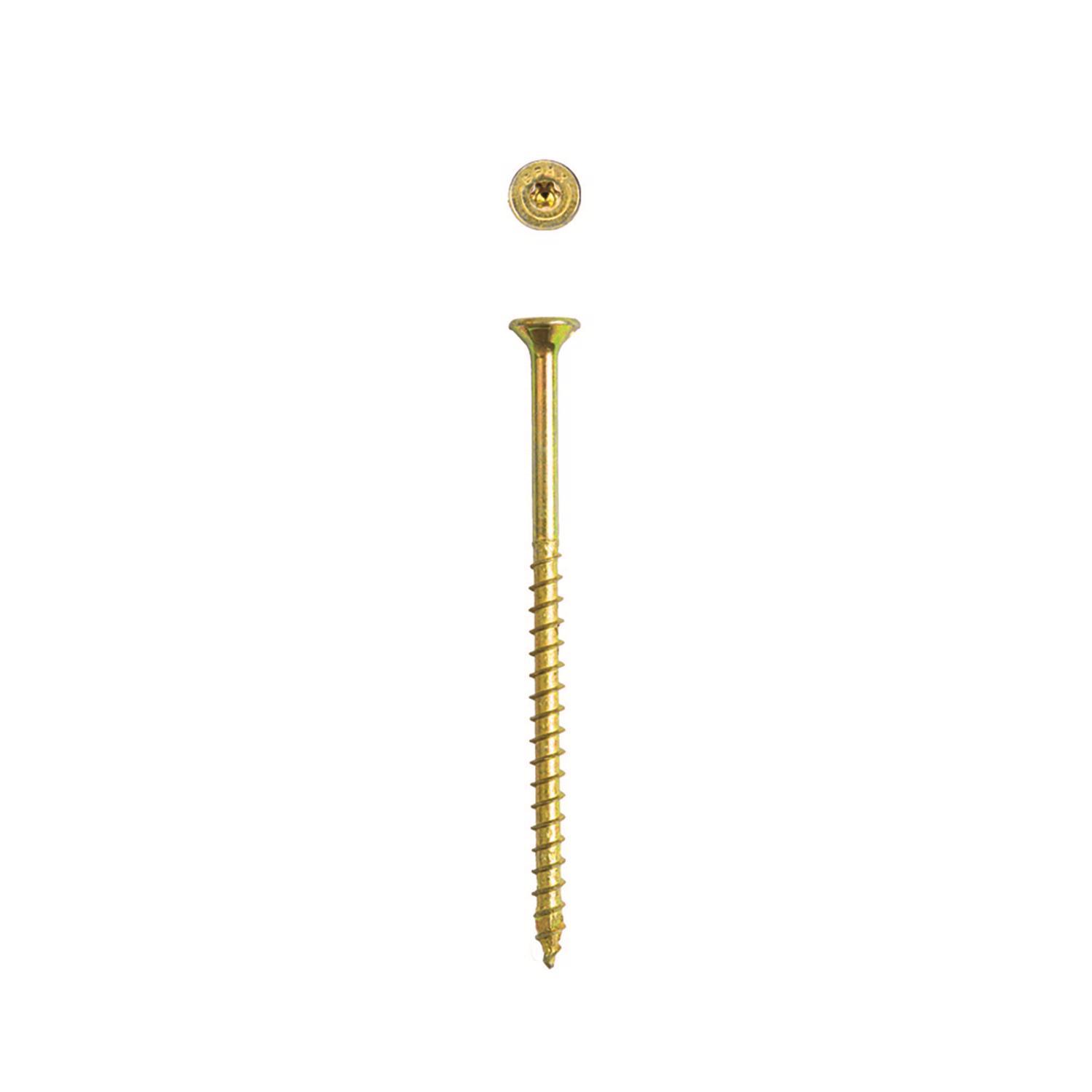 SPAX Multi-Material No. 10 in. X 3-1/2 in. L T-20+ Flat Head Serrated Construction Screws
