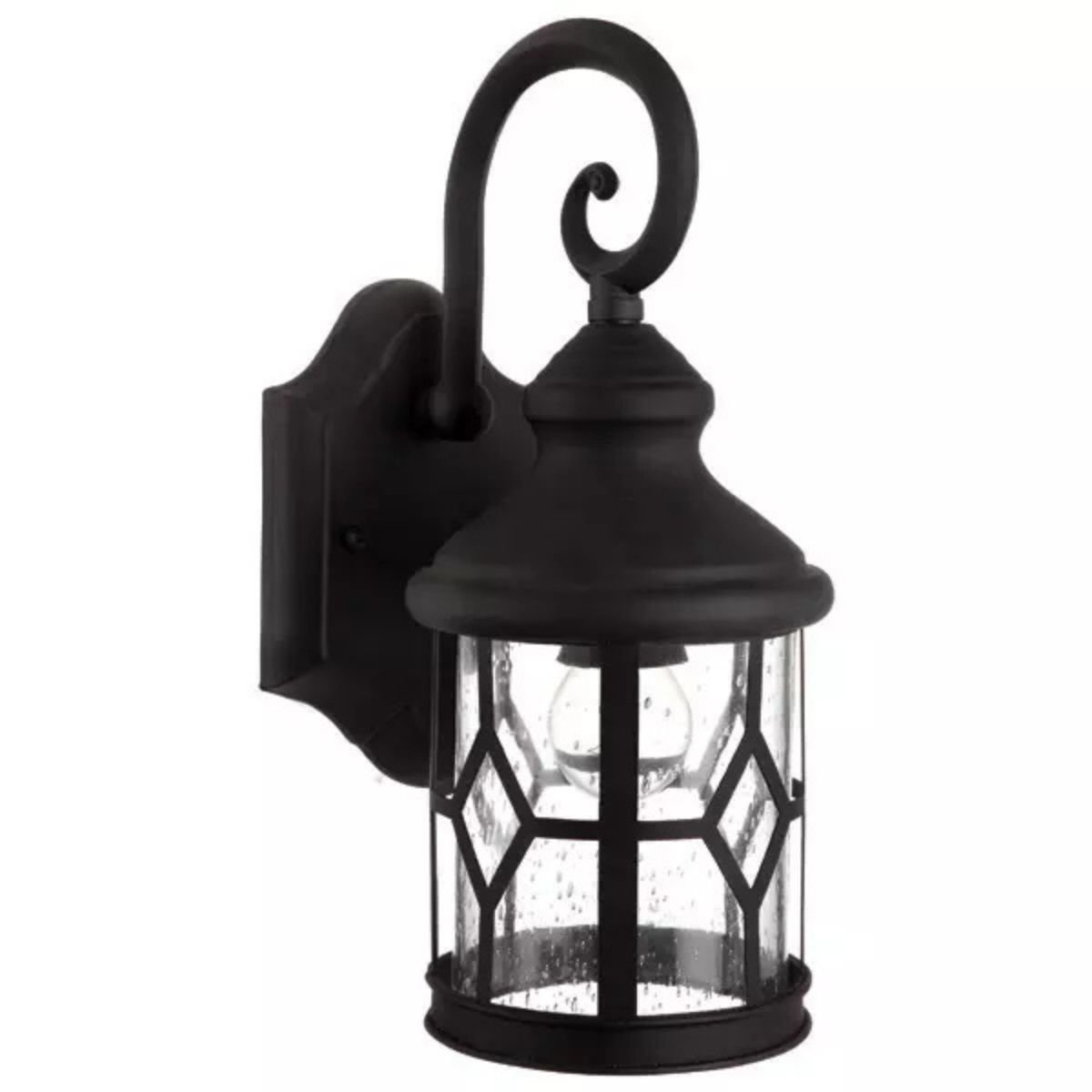 Atlanta 1-Light Outdoor Lantern Black