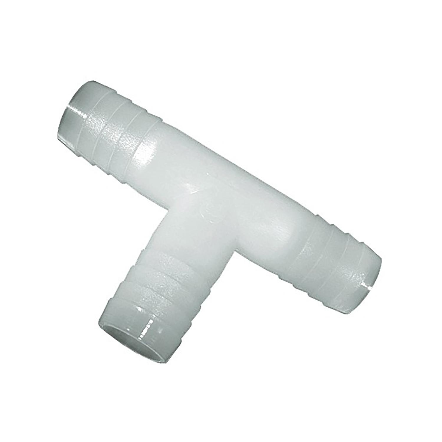 Green Leaf 1/4 in. Barb X 1/4 in. D Barb Nylon Tee 1 pk