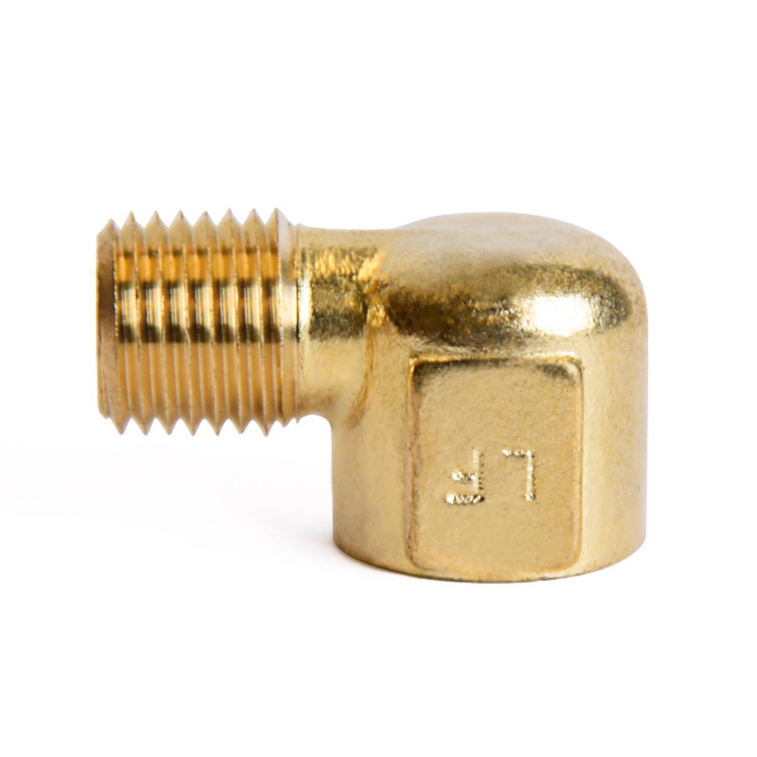 ATC 1/8 in. FPT 1/8 in. D MPT Brass 90 Degree Street Elbow