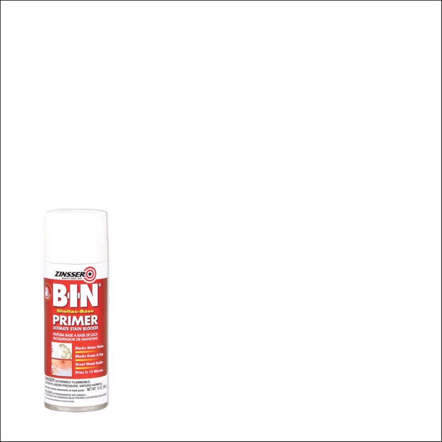 Zinsser B-I-N White Shellac-Based Spray Primer and Sealer 13 oz