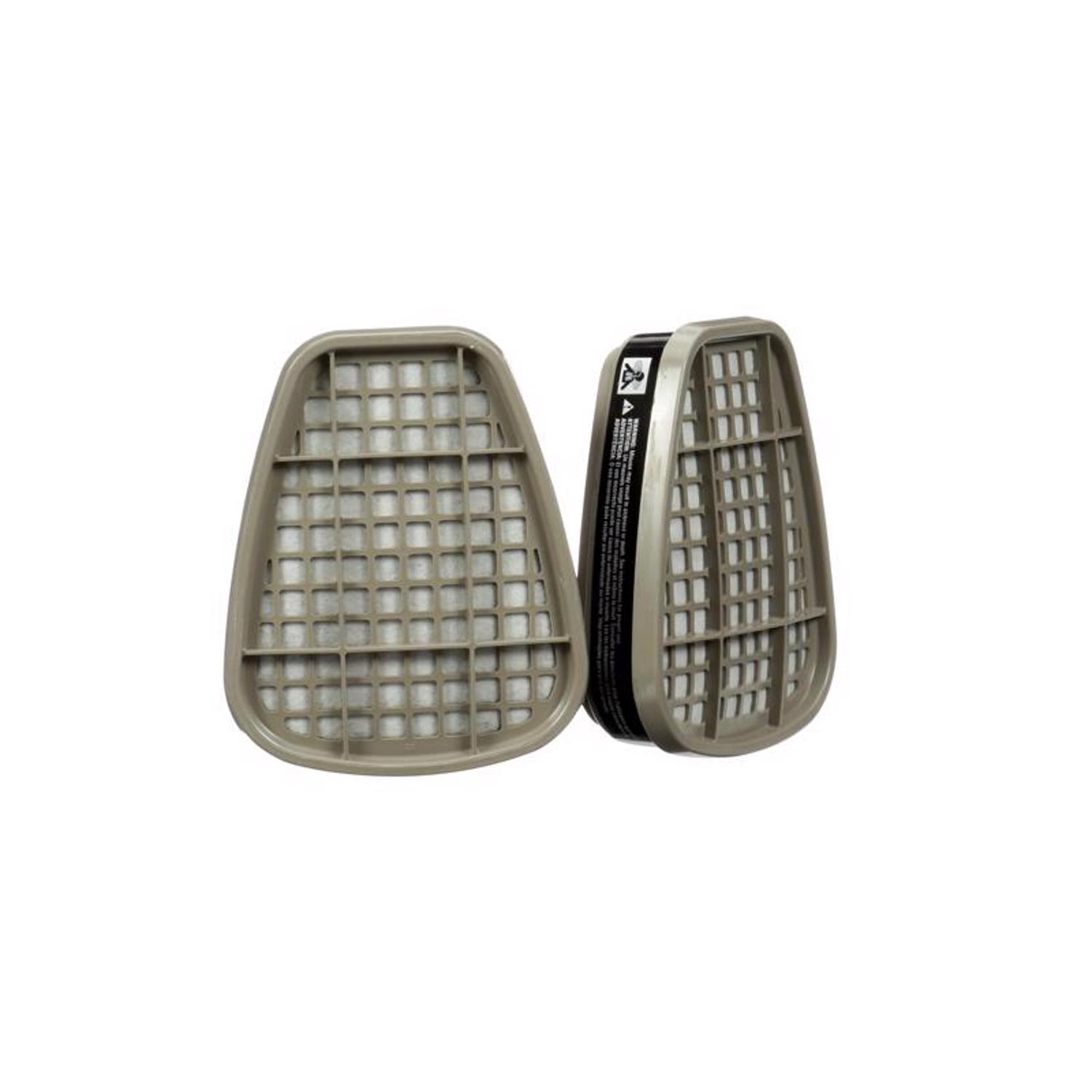 3M KN95 Sanding and Lead Paint Removal Replacement Cartridge 6000 Gray 1 pair