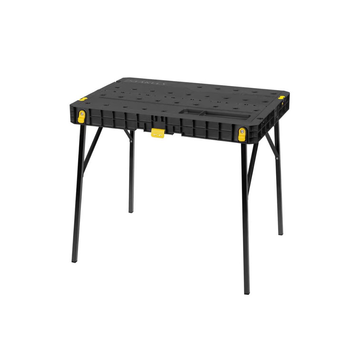 STANLEY 33.5 in. L x 23.5 in. W x 29 in. H Folding Workbench 700 lb. cap.