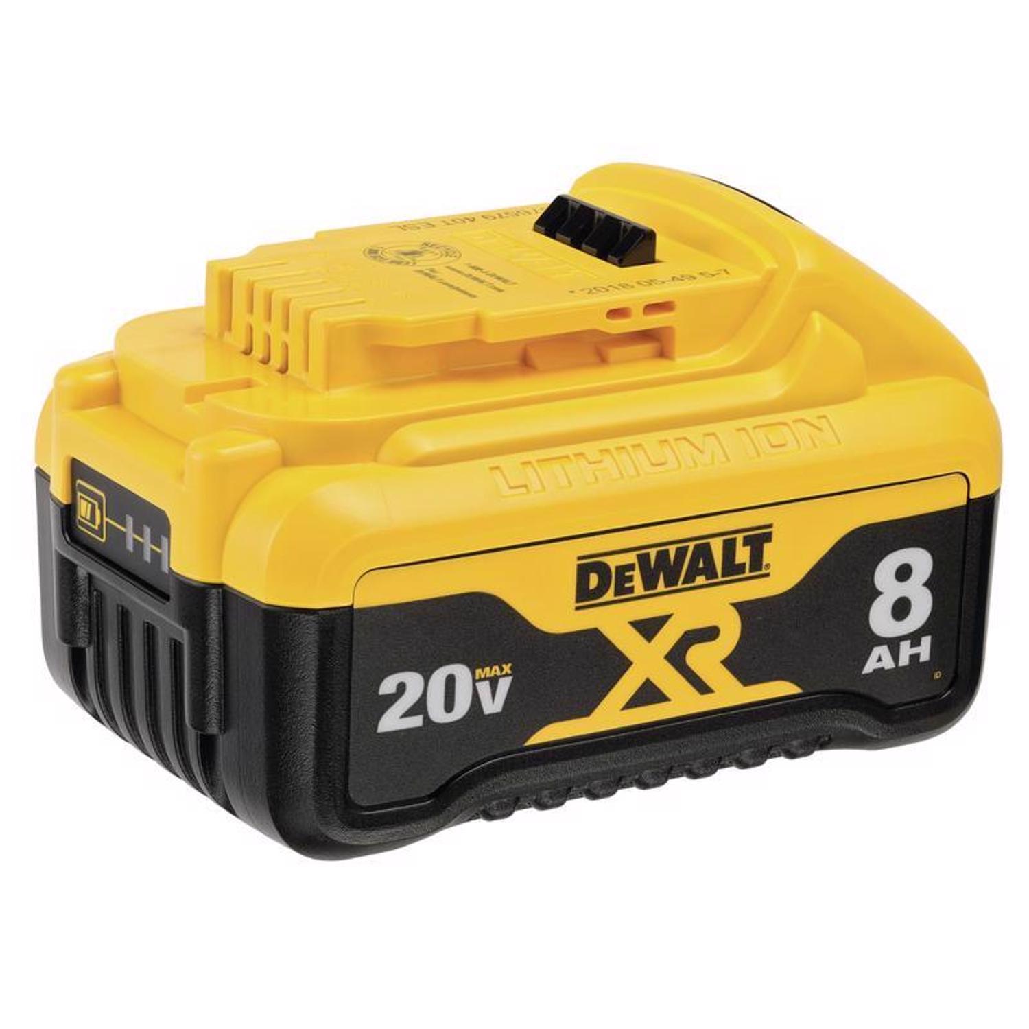 DeWalt 20V MAX XR DCB208 8 Ah Lithium-Ion Battery 1 pc