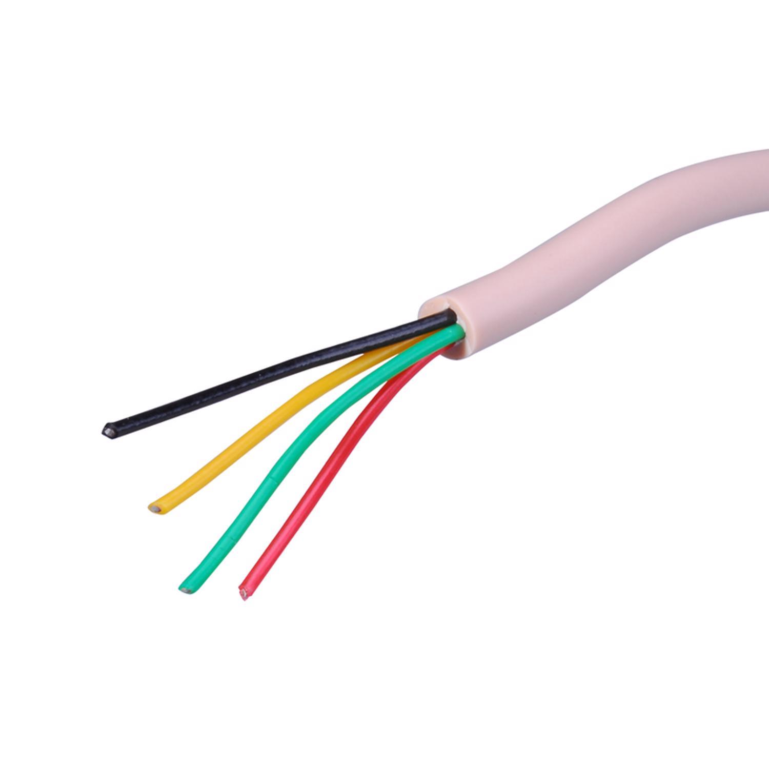 Monster Just Hook It Up 50 ft. L Beige Telephone Station Wire